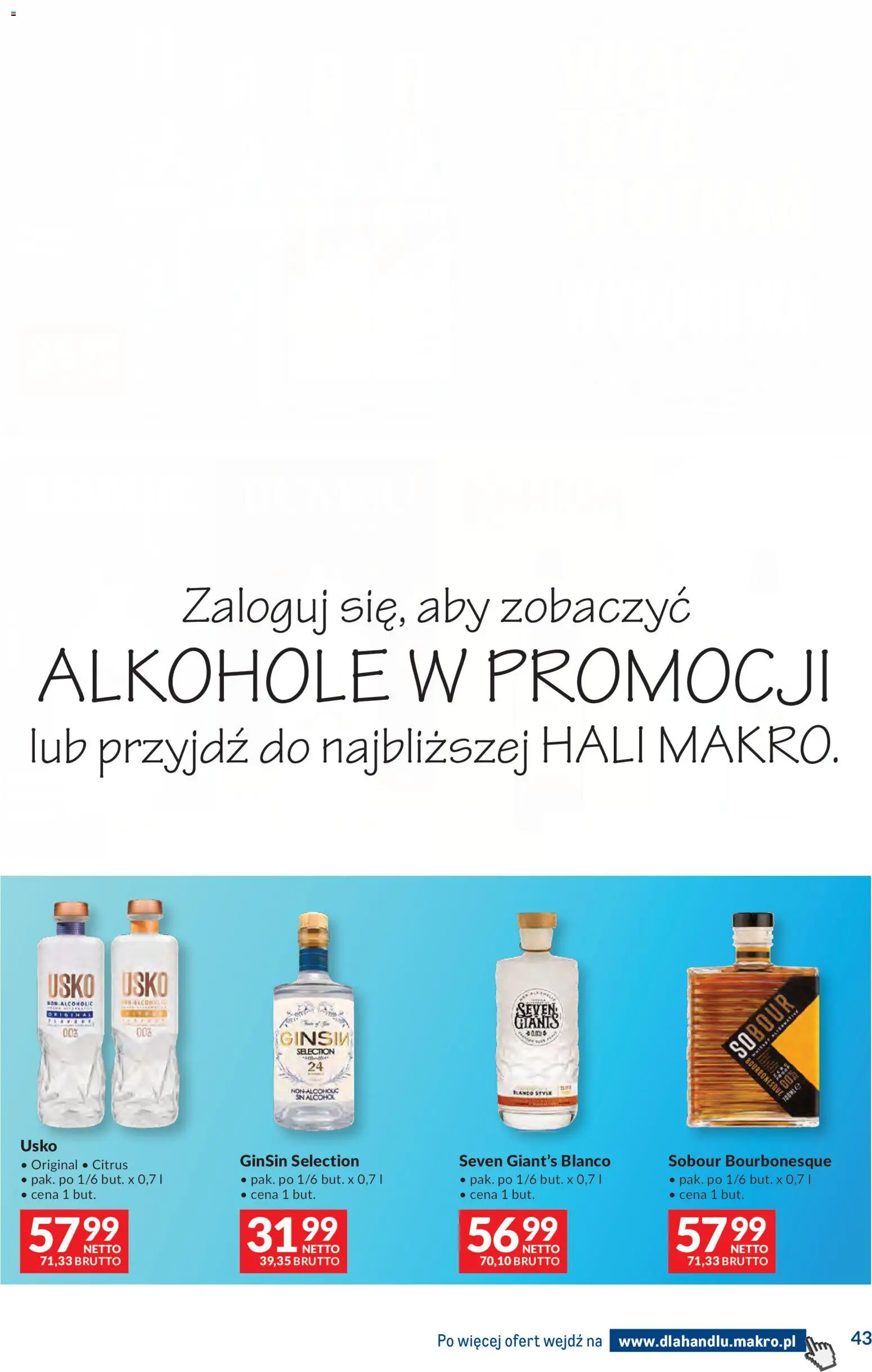 Makro gazetka - Dystrybucja do sklepów od 28.04.2026 | Strona: 43 | Produkty: Mango, Rum