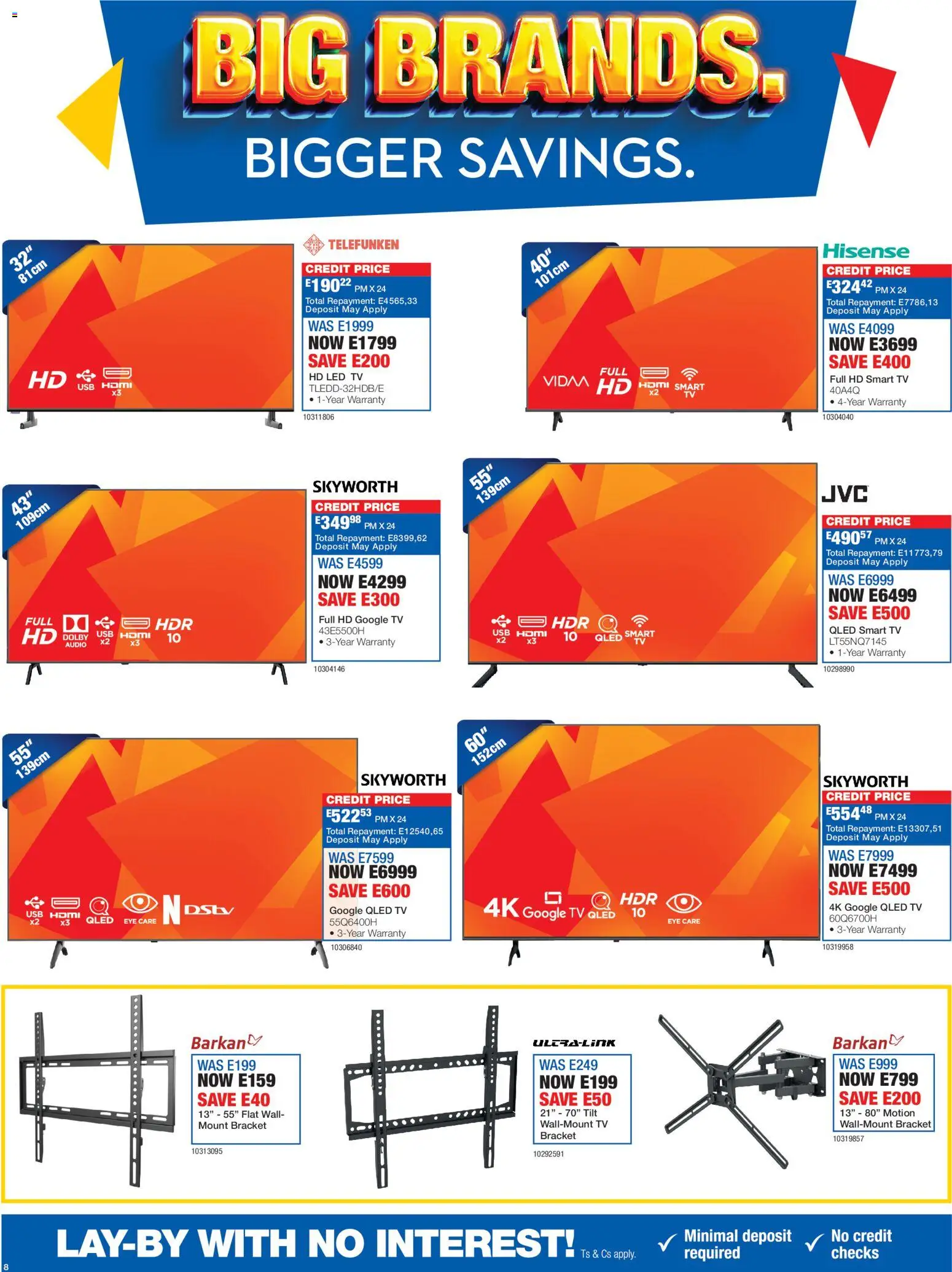 New OK Furniture catalogue – valid from 16.03.2026 | Page: 8 | Products: TV