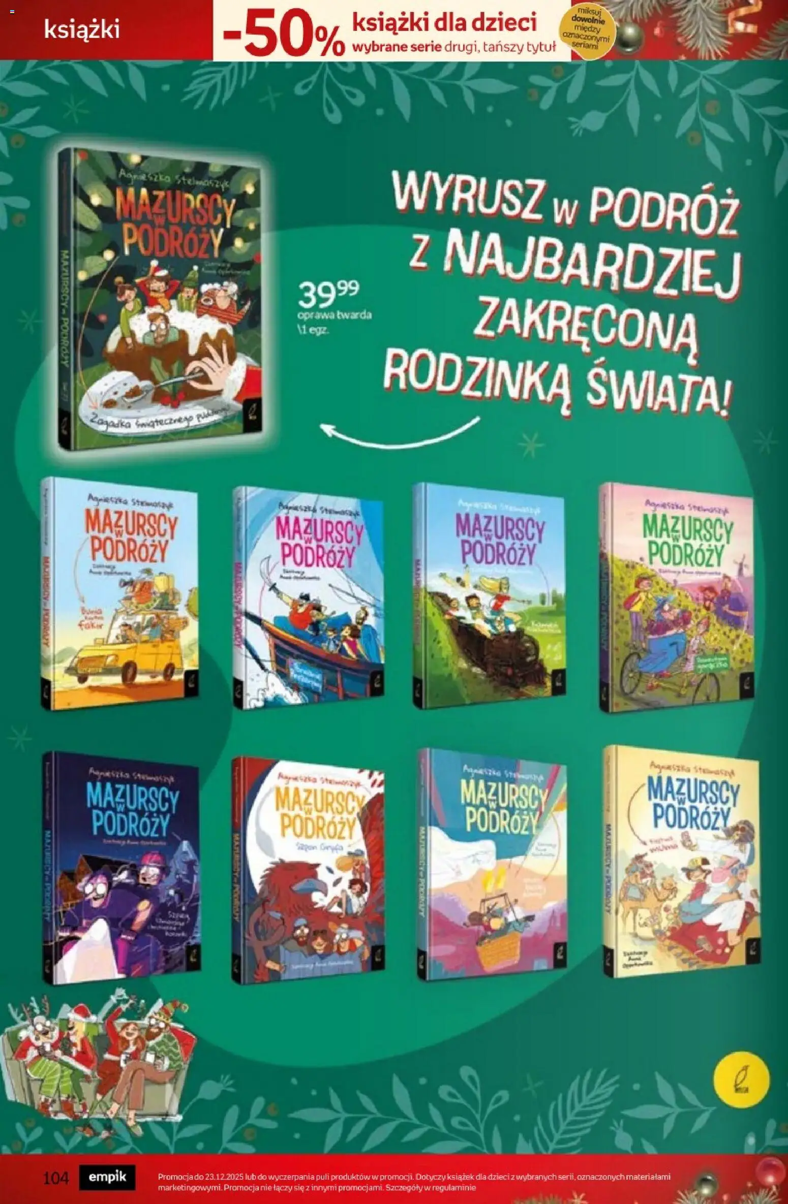 Empik promocje - Tom kultury Książki od 10.12.2025 | Strona: 104 | Produkty: Książki