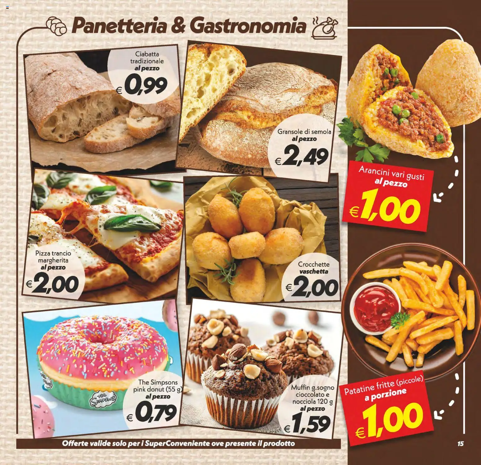 Volantino SuperConveniente del 04.11.2025 | Pagina: 15 | Prodotti: Cioccolato, Patatine, Crocchette, The