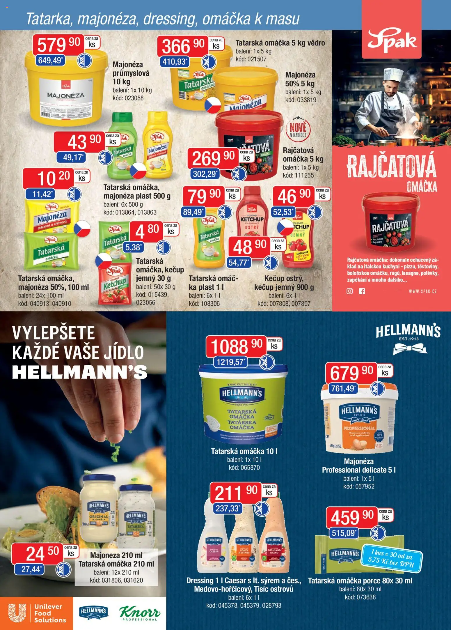 Astur & Qanto leták - Velkoobchod fresh 11/2025 od 01.11.2025 | Strana: 24 | Produkty: Kečup, Rajčatová omáčka, Majonéza, Tatarská omáčka