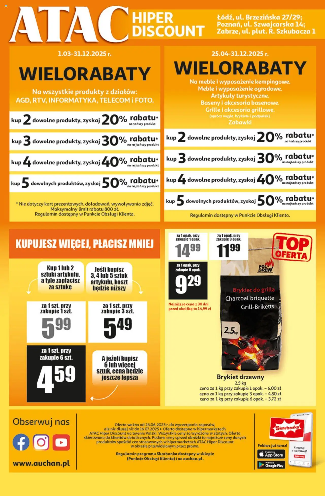 Auchan Gazetka - ATAC Hiper Discount od 26.06.2025 | Strona: 4