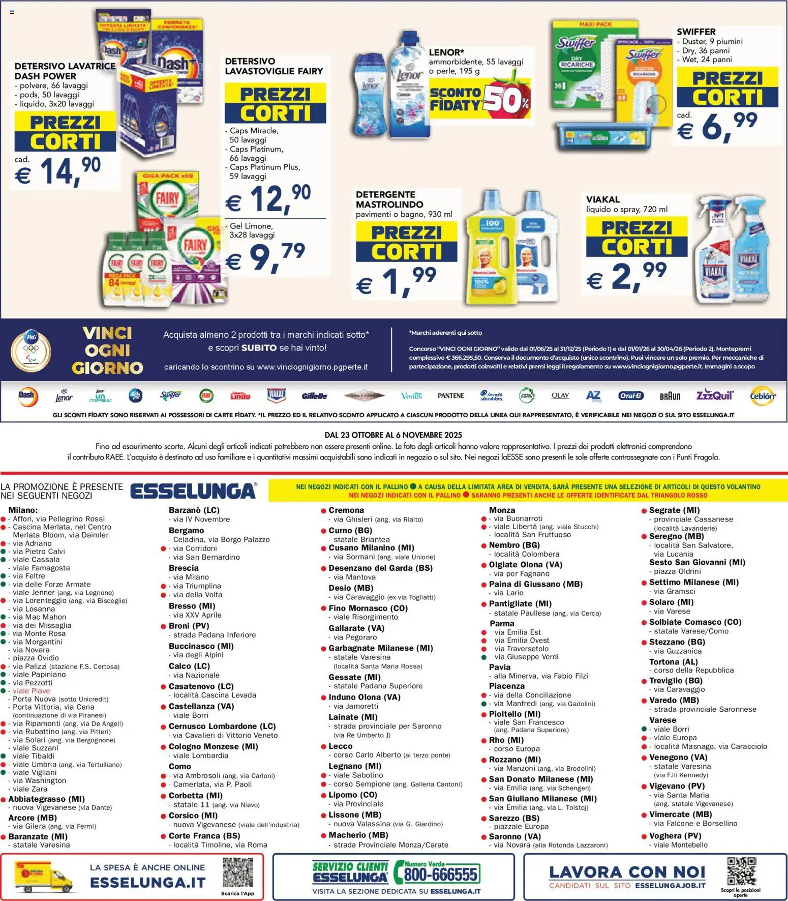 Volantino Esselunga S del 23.10.2025 | Pagina: 36 | Prodotti: Detergente, Lavatrice, Lavastoviglie