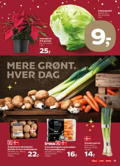 Kvickly - Black Friday gyldig fra 28.11.2025 | Side: 17 | Produkter: Champignon, Gulerødder, Porrer, Icebergsalat