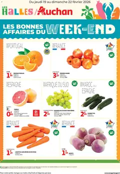 Auchan - Les bons plans du week-end dans votre hyper ! - Voorbeeld van een folder van Auchan, geldig van 19.02.2026