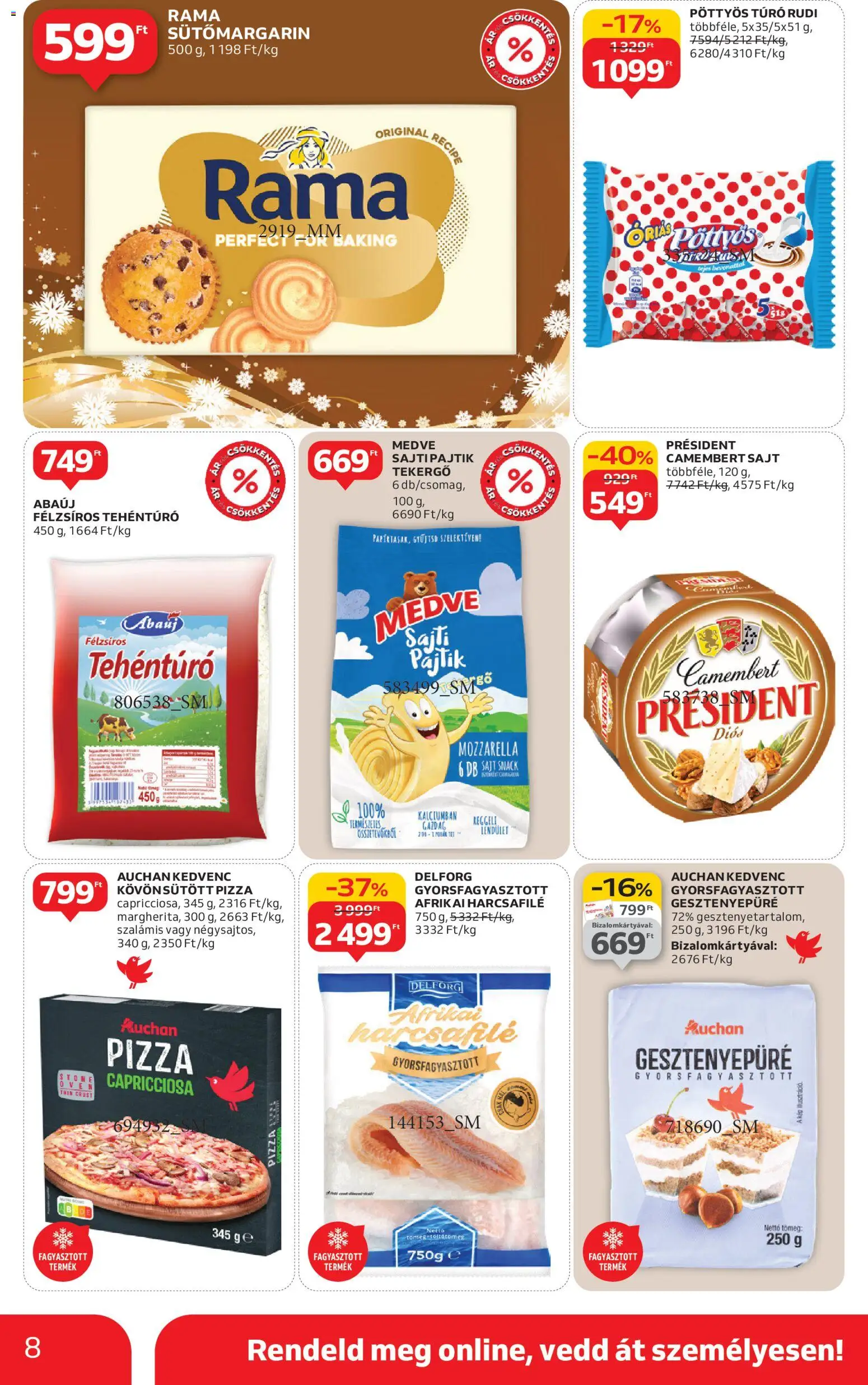 Auchan akciós ujság - amely érvényes a következő dátumtól: 04.12.2025 | Oldal: 8