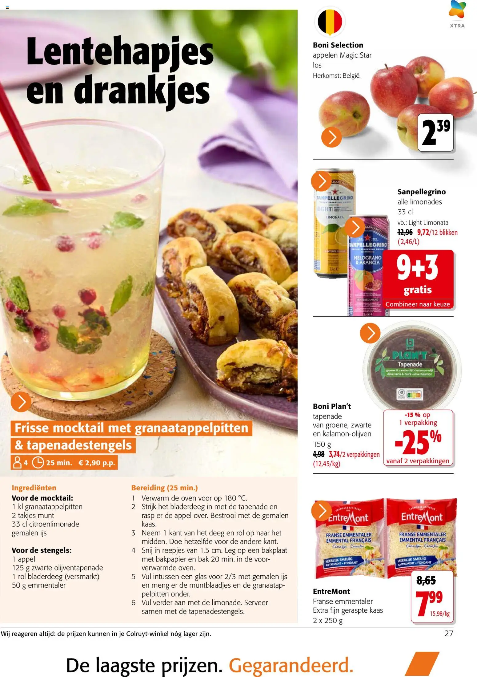 {H1} | Pagina: 27 | Producten: Oven, Deeg, Appel, Kaas