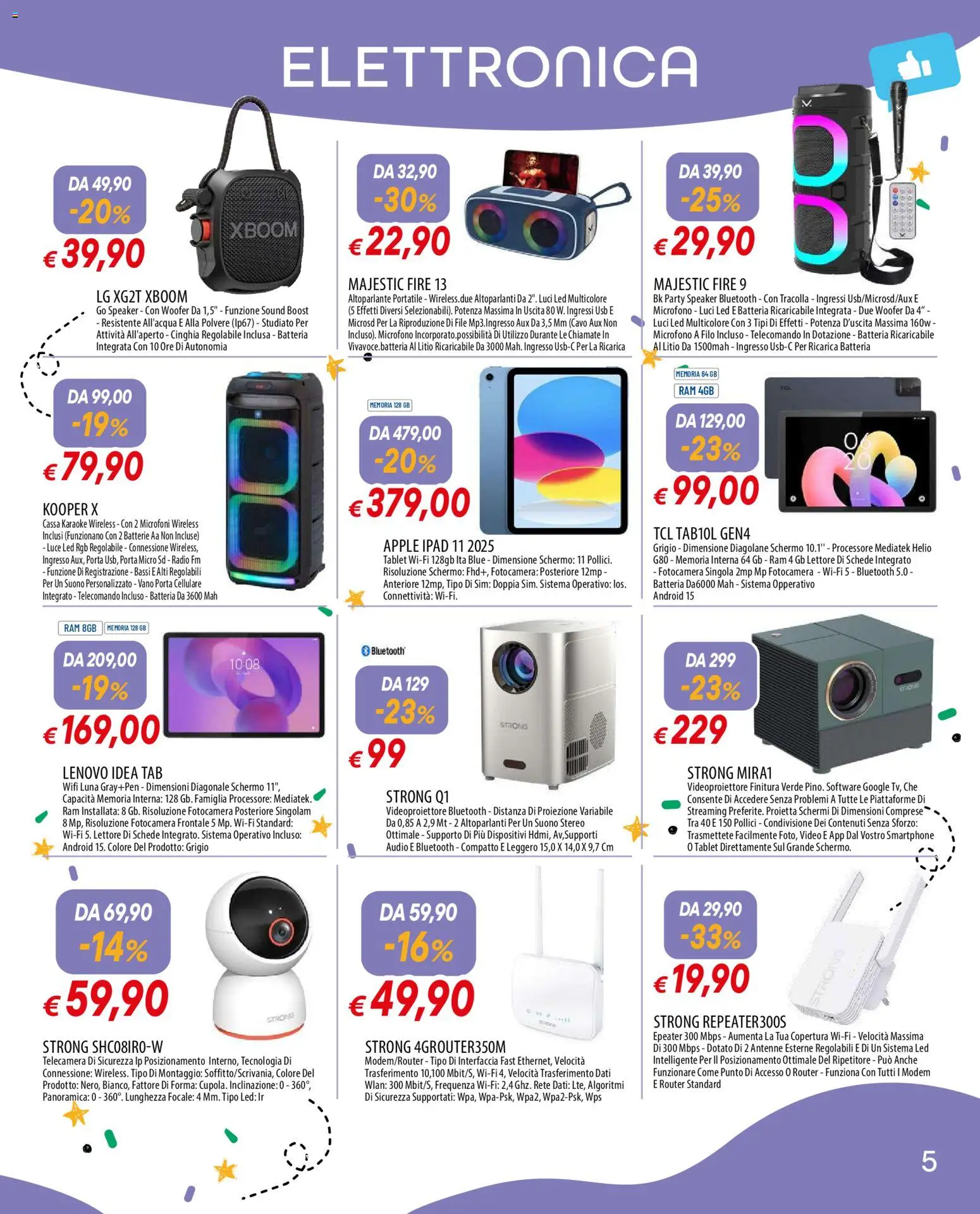 Volantino Famila del 23.03.2026 | Pagina: 5 | Prodotti: Radio, Fotocamera, USB, Batterie