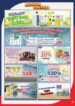 14.03.2026 tarihinden itibaren geçerli olan Kim Market kataloğu önizlemesi | Sayfa: 13