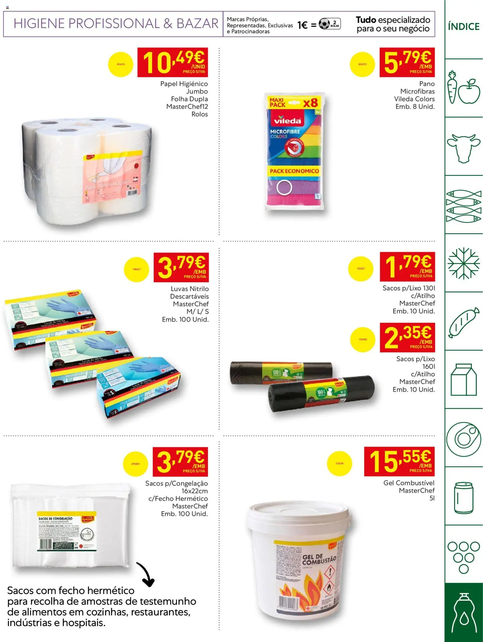 Recheio Horeca │ válido de 28.04.2026 | Página: 37 | Produtos: Luvas, Papel higiénico