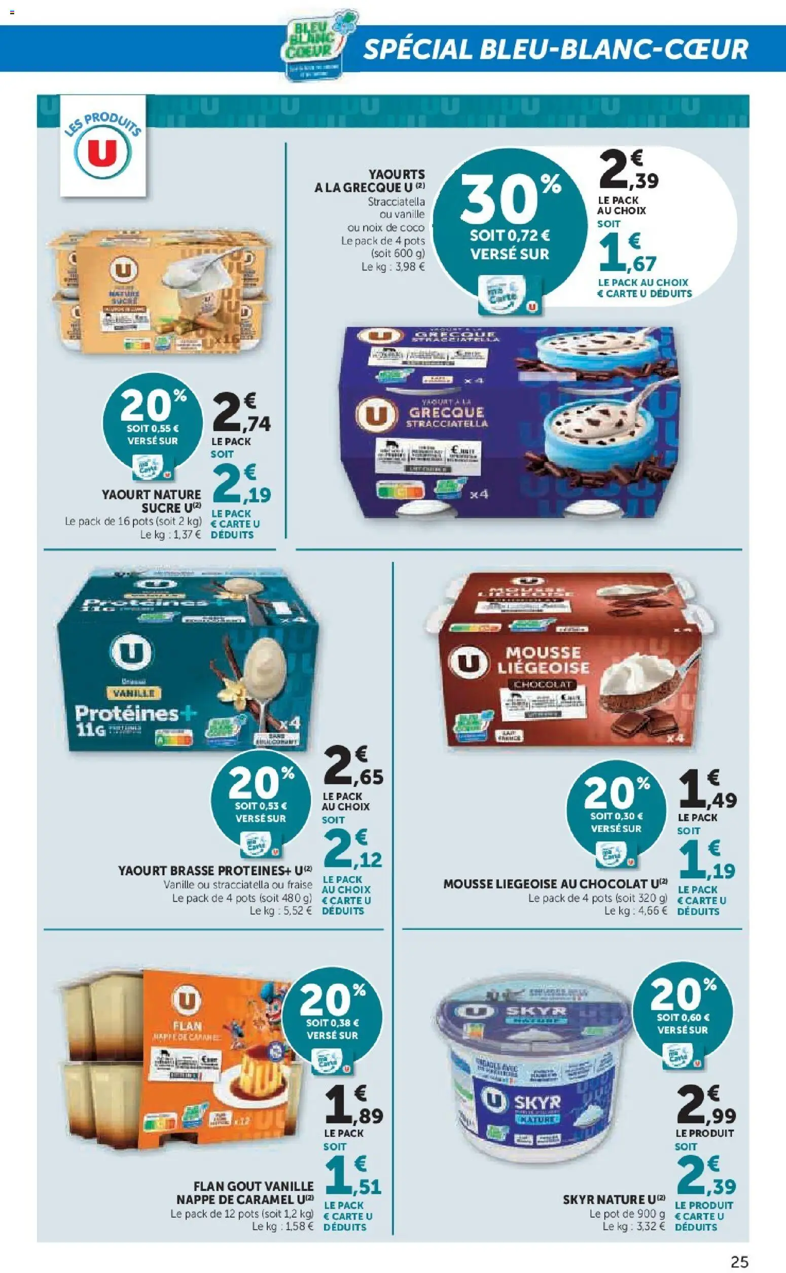 {H1} | Page: 25 | Produits: Fraise, Mousse, Nappe, Yaourt