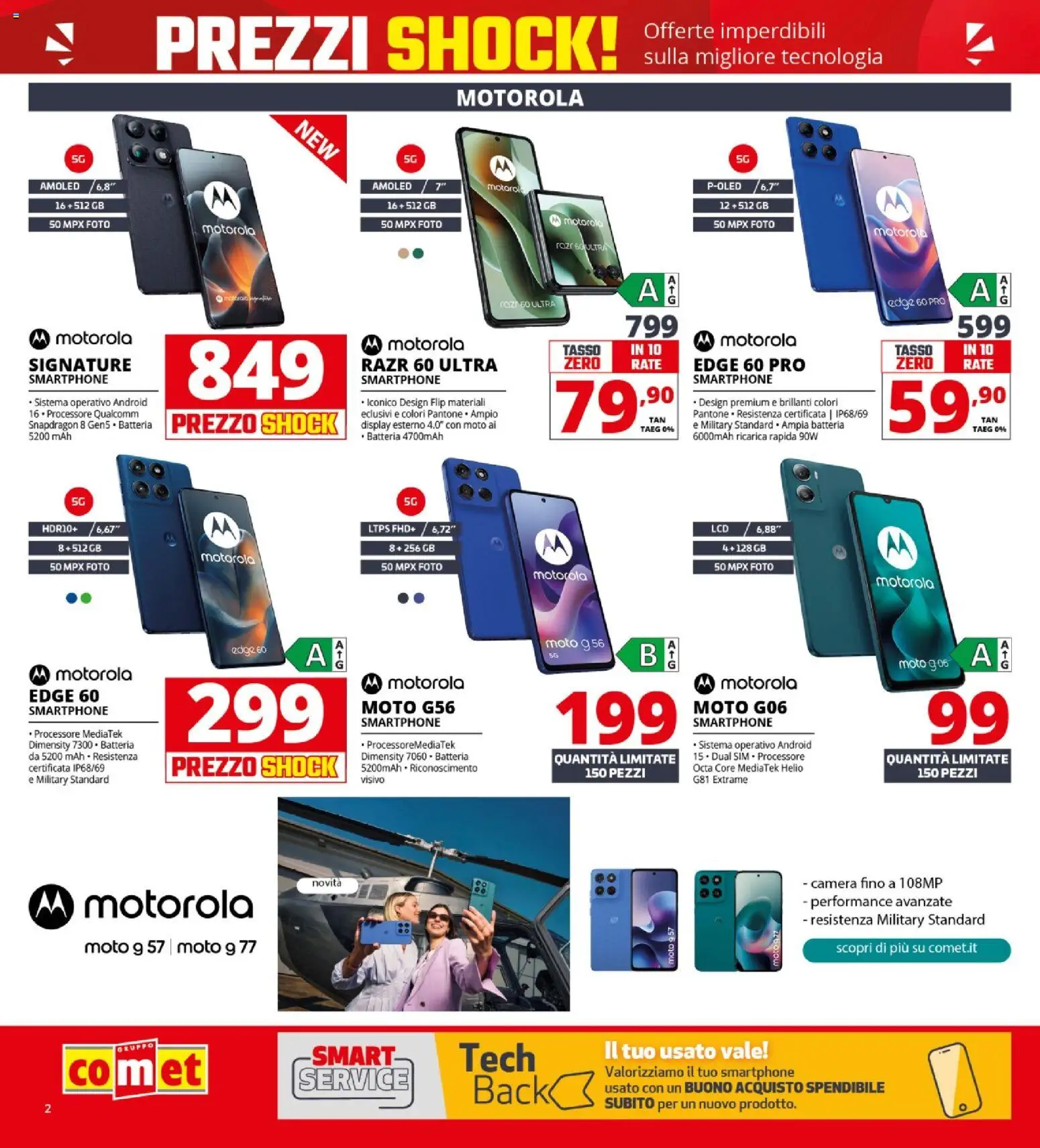 Volantino Comet del 23.04.2026 | Pagina: 2 | Prodotti: Smartphone, Batteria