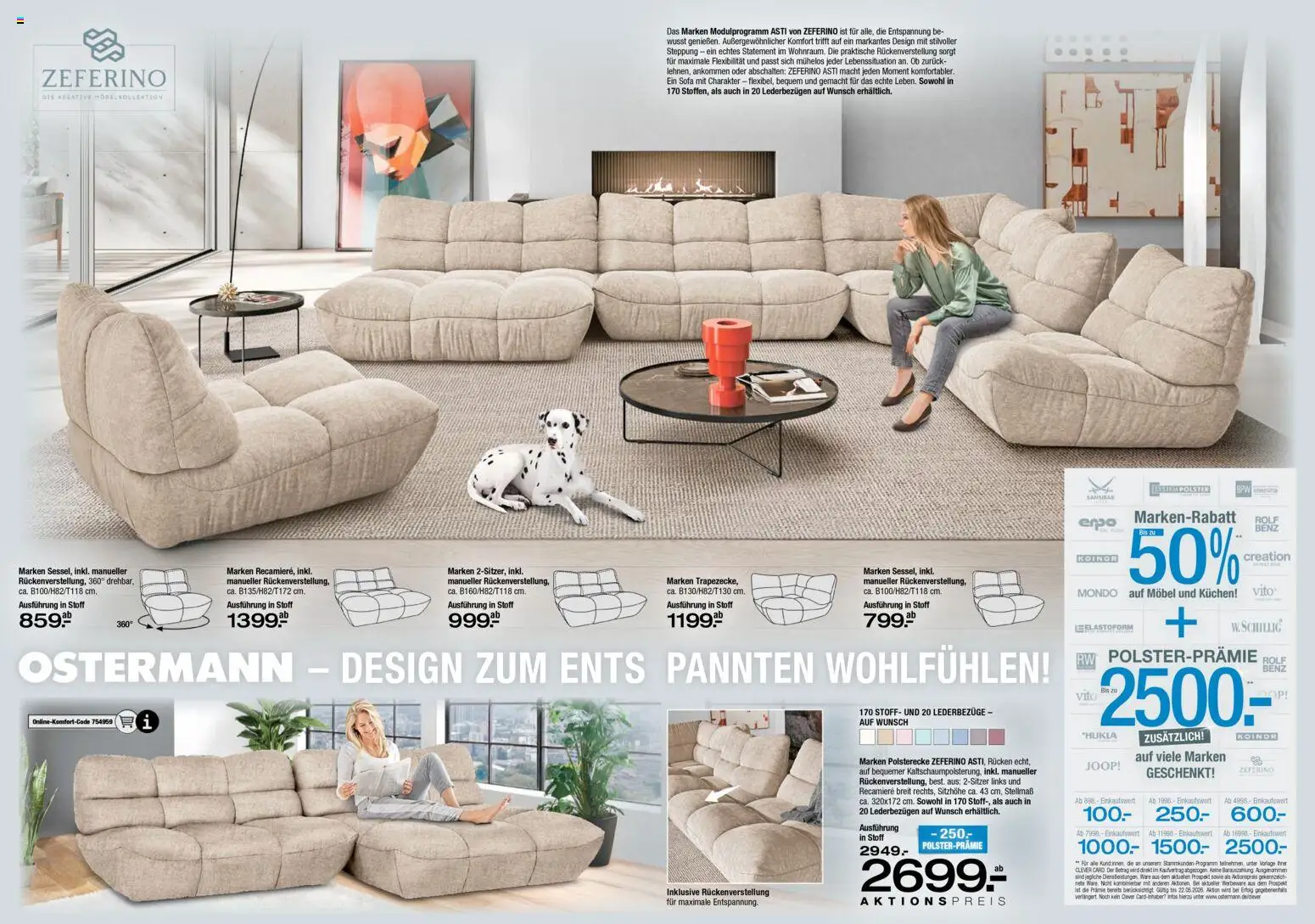 Ostermann Prospekt Gartenmöbel – gültig ab 16.04.2026 | Seite: 12 | Produkte: Sofa, Kuchen