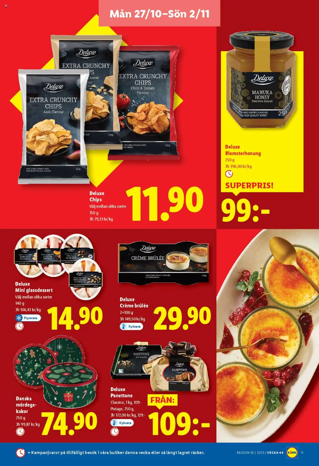 Lidl reklamblad aktuell från 27.10.2025 | Sida: 11 | Produkter: Chips, Aioli