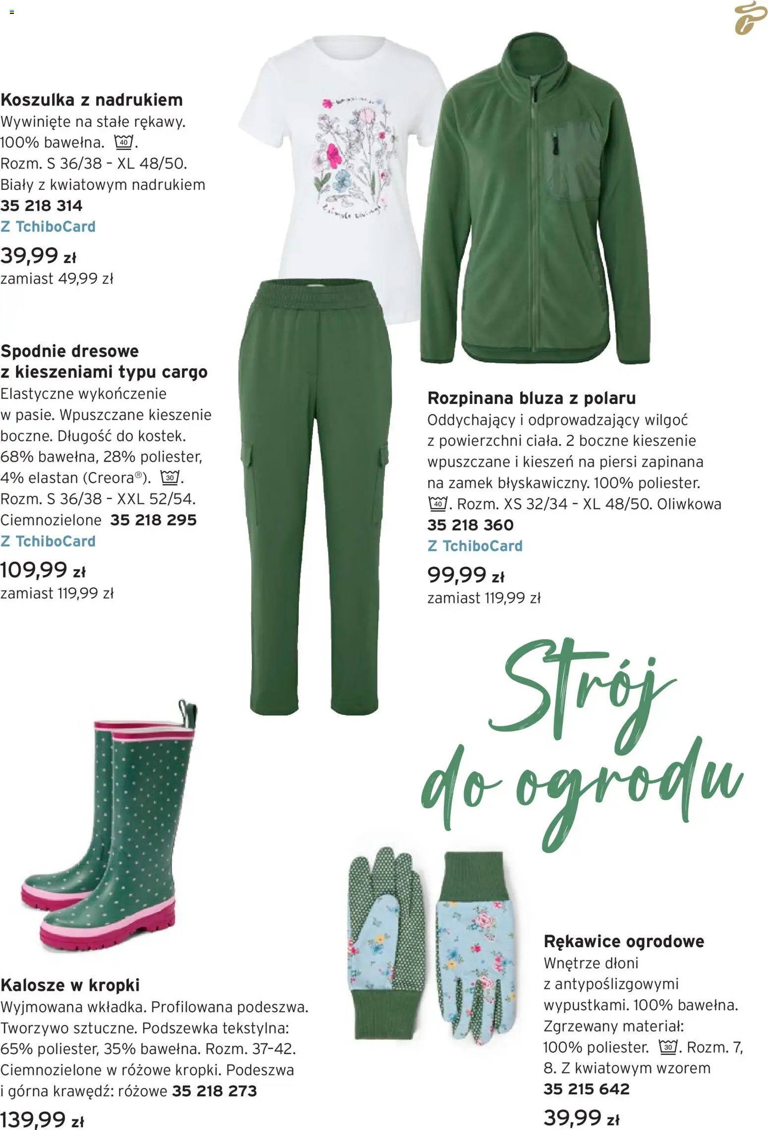 Tchibo promocje od 07.04.2026 | Strona: 3 | Produkty: Spodnie, Kalosze, Piersi