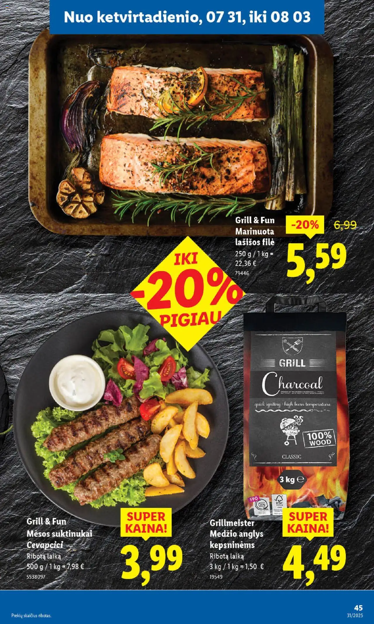 LIDL - Leidinys│galioja nuo 31.07.2025 | Puslapis: 9 | Prekių: Lašišos