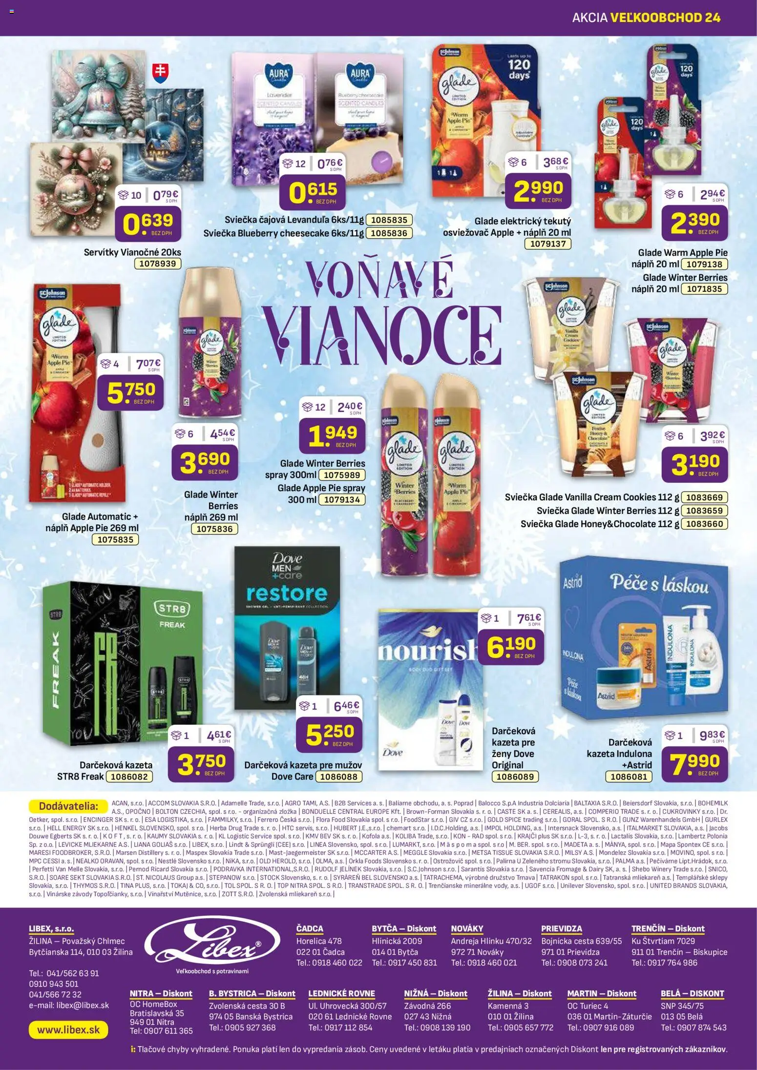 Nové Libex akcie – leták je platný od 01.12.2025 | Strana: 36 | Produkty: Lindt, Apple, Kofola, Indulona