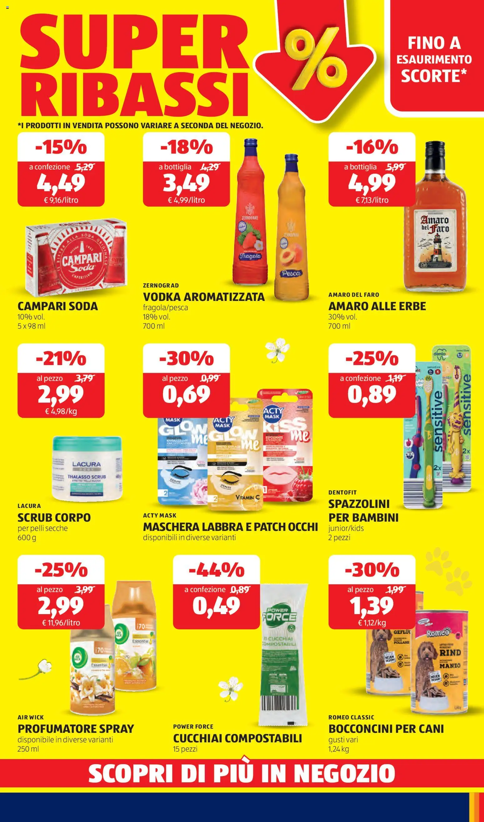 Volantino Aldi del 02.03.2026 | Pagina: 31 | Prodotti: Manzo, Scrub, Vodka, Bottiglia