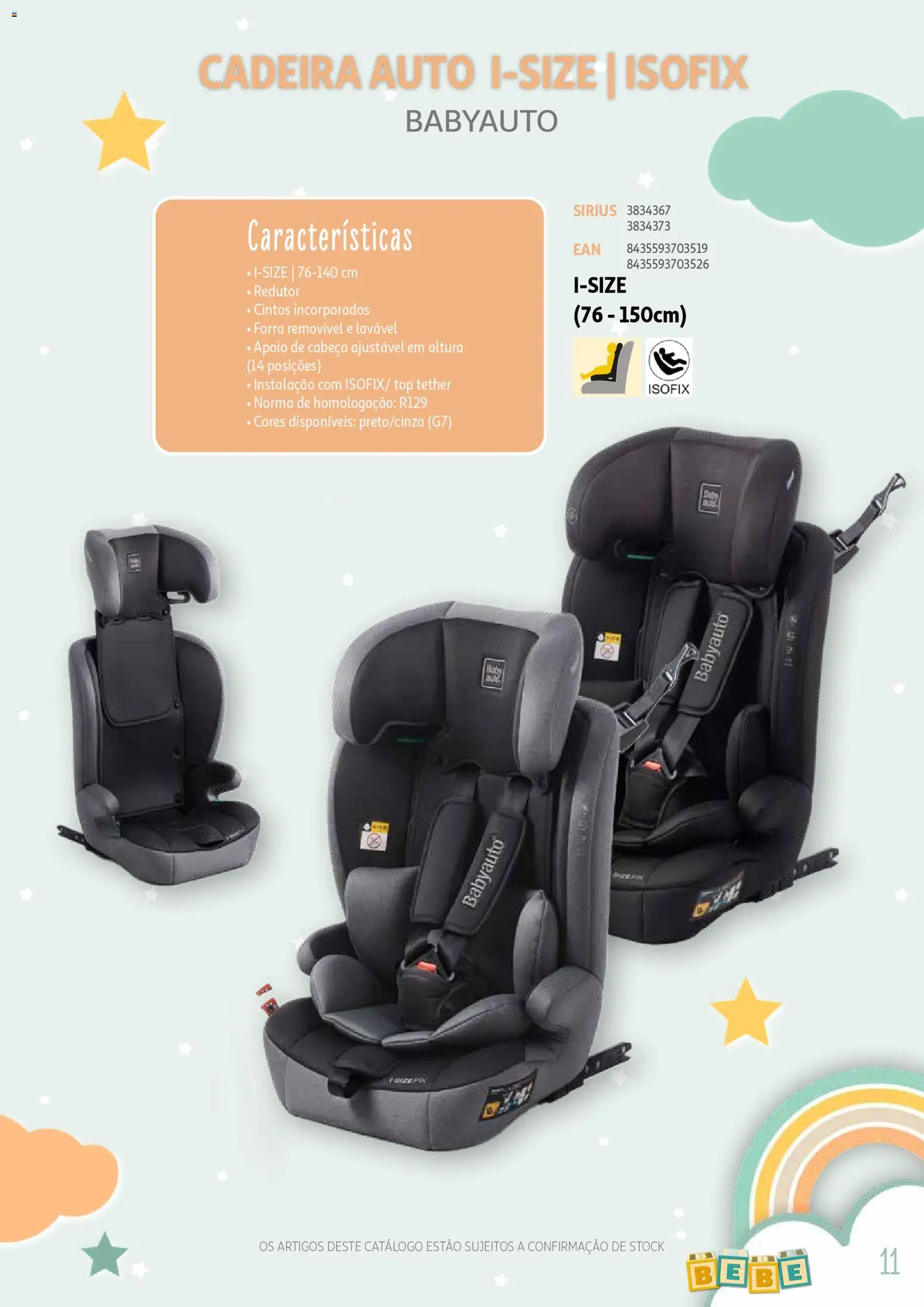 Auchan - Catálogo Puericultura │ válido de 13.01.2026 | Página: 11 | Produtos: Top, Cadeira