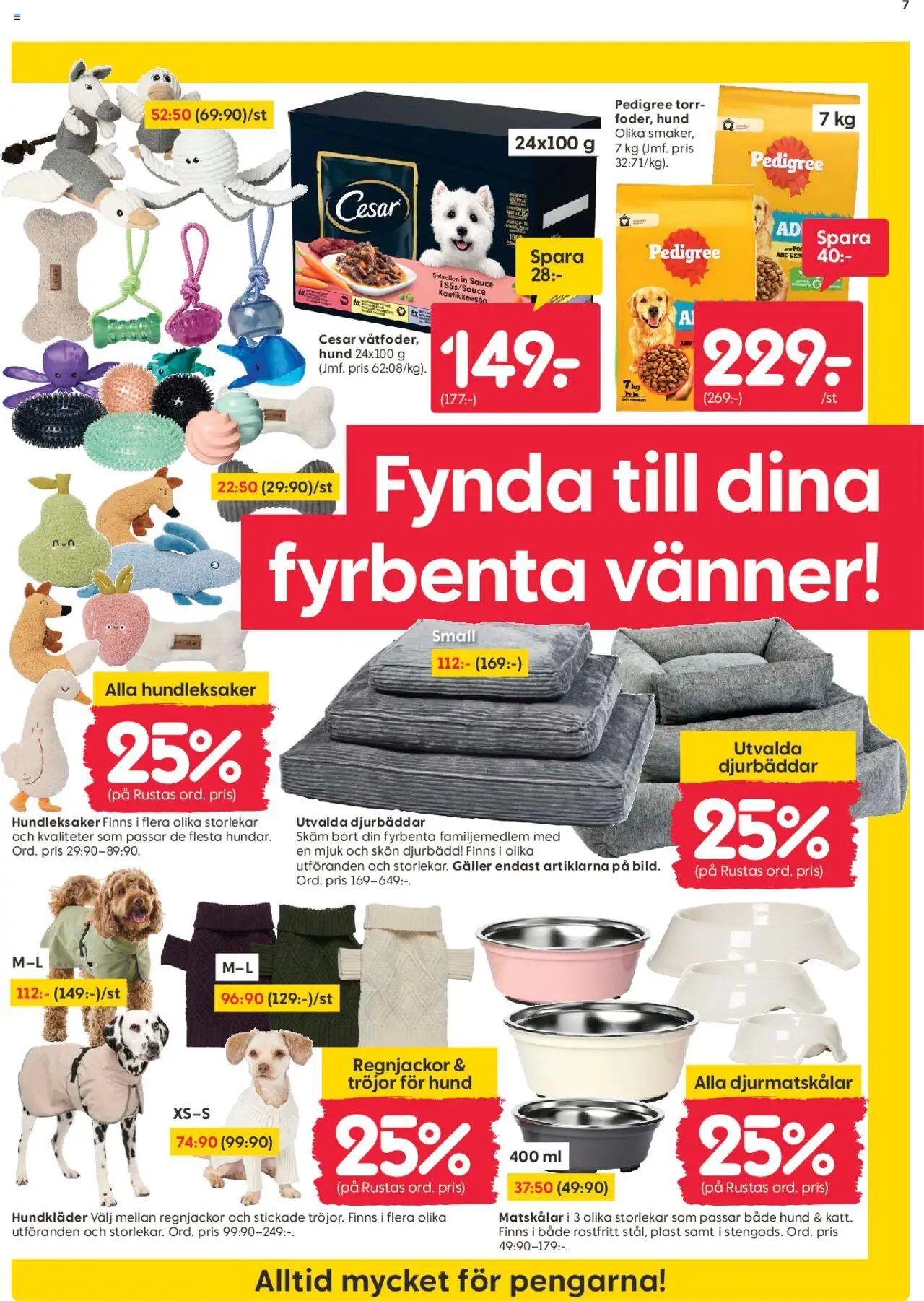 Rusta reklamblad aktuell från 04.08.2025 | Sida: 7 | Produkter: Galler