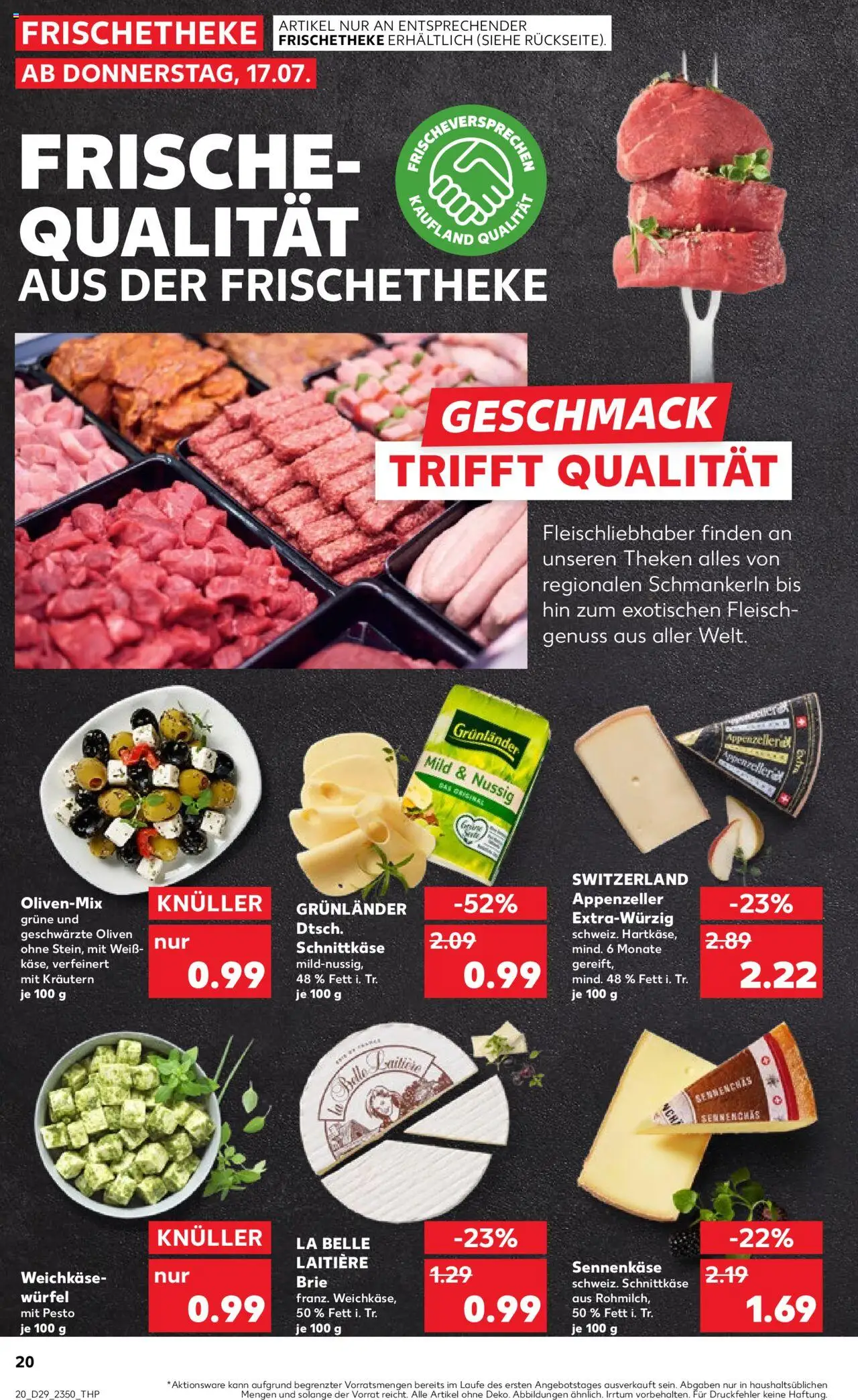Kaufland prospekt Völklingen	 - gültig ab dem 17.07.2025 | Seite: 20 | Produkte: Grunlander, Fleisch