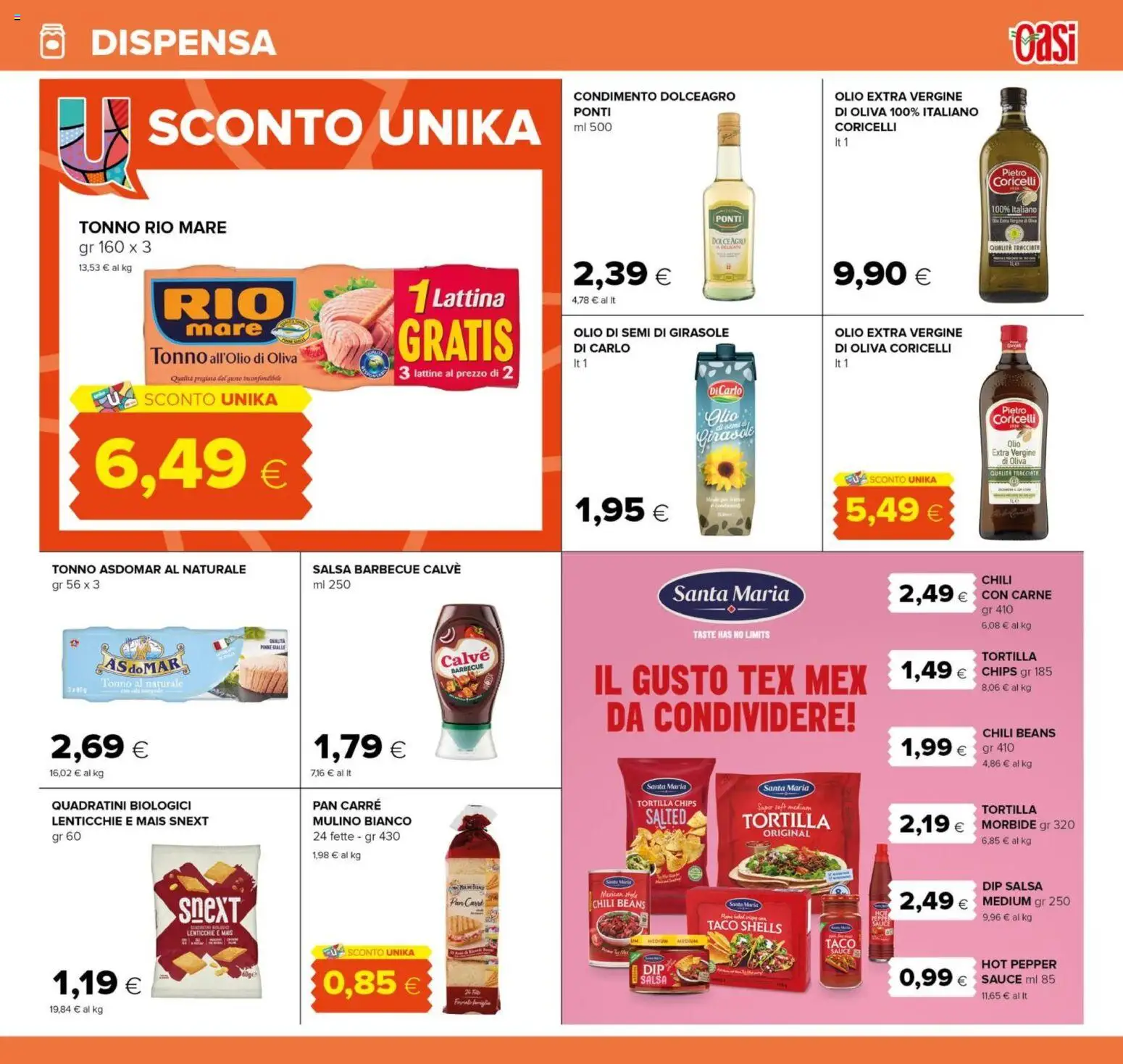 Volantino Oasi del 07.04.2026 | Pagina: 11 | Prodotti: Barbecue, Olio, Mais, Olio di semi di girasole