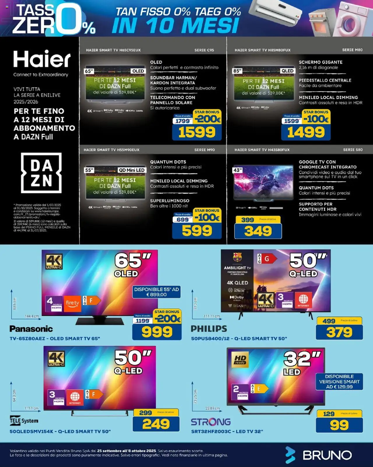 Volantino BRUNO del 25.09.2025 | Pagina: 28 | Prodotti: Tè, smart TV, Soundbar, Smartphone