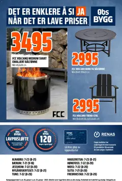 Forhåndsvisning av Obs Bygg kundeavis gyldig fra 18.01.2026 | Side: 16 | Produkter: Ost, Bord, Stol