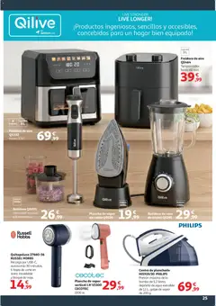 Vista previa Alcampo - HG Cat válido desde el 09.01.2026 | Página: 25 | Productos: Cable, Plancha, Batidora, Freidora