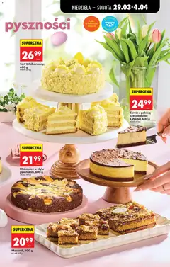 Pogląd oferty "Makowiec w stylu japońskim, 600 g" - ważna od 29.03.2026 | Strona: 31 | Produkty: Czekoladowa, Polewa czekoladowa, Tort