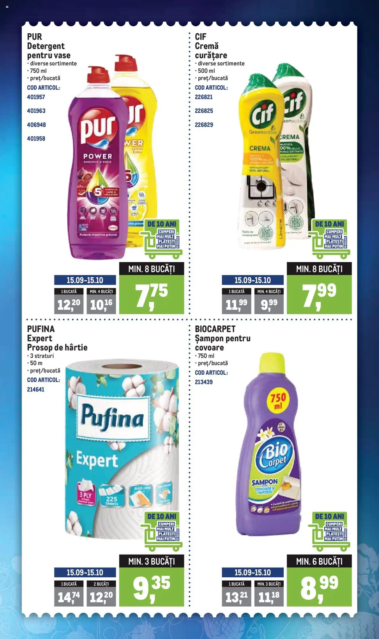 Noul catalog Metro – valabil de la 15.09.2025 | Pagină: 5 | Produse: Șampon, Cremă, Detergent