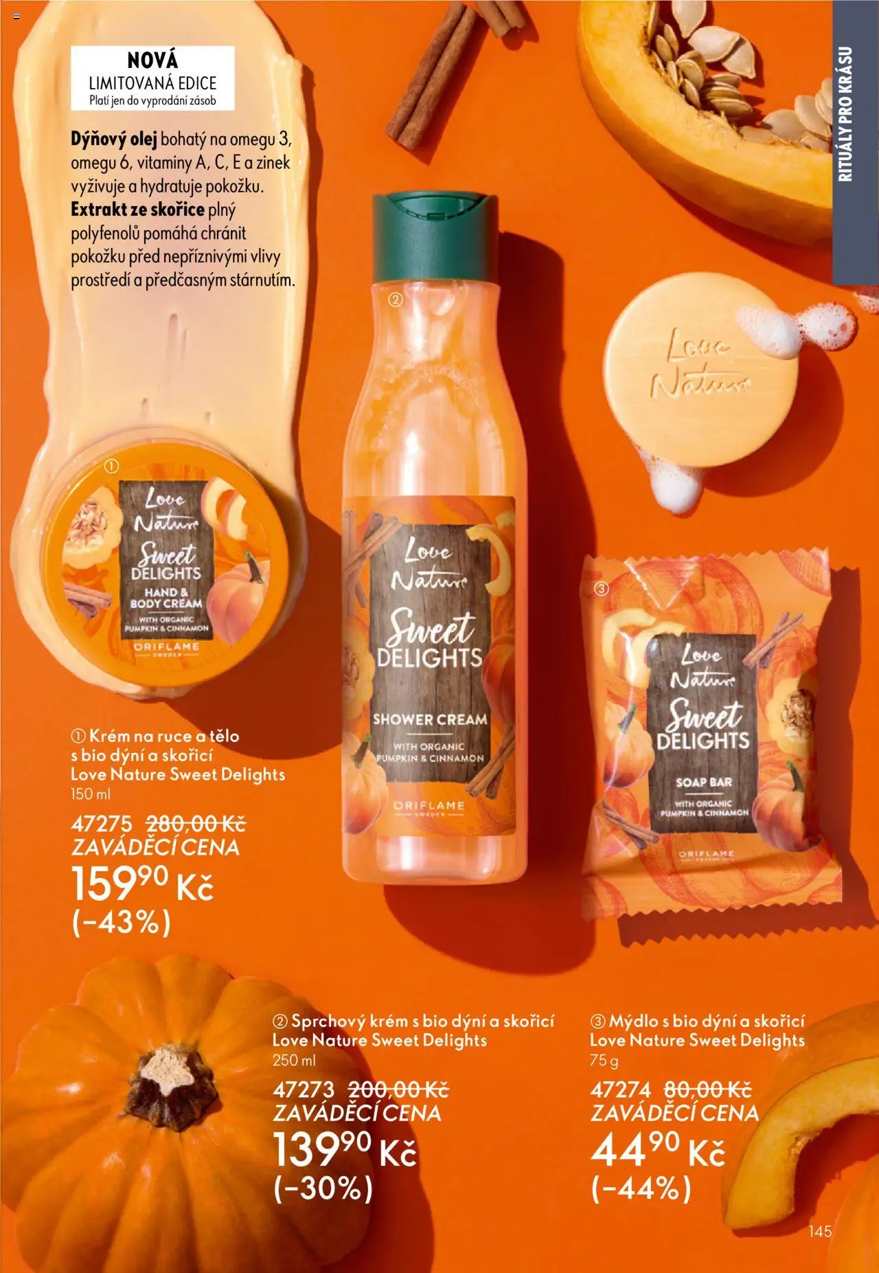 Oriflame katalog č.13/2025 od 07.09.2025 | Strana: 145 | Produkty: Krém na ruce, Mýdlo, Krém, Vitamíny
