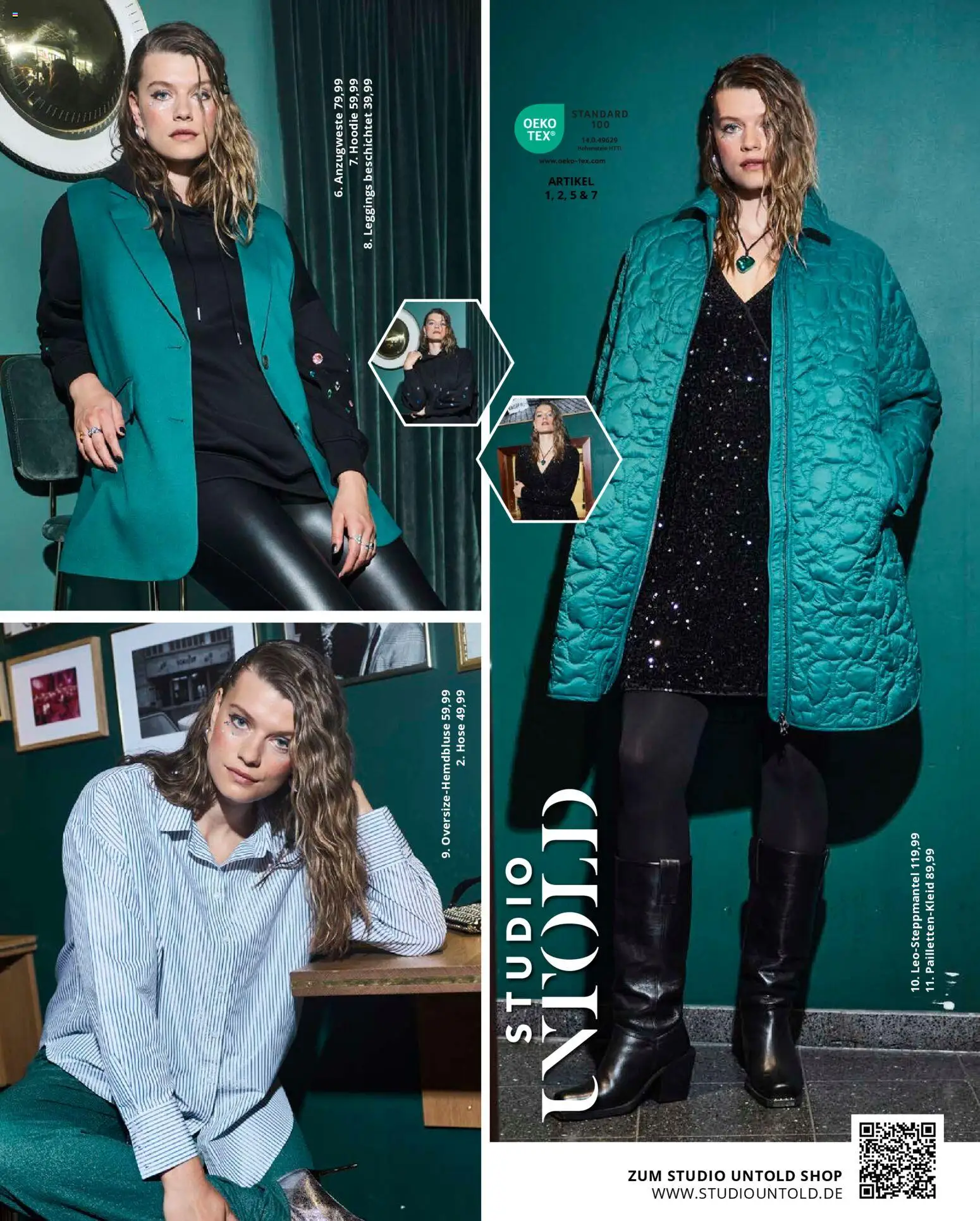 Ulla Popken Prospekt 	 – gültig ab 01.11.2025 | Seite: 87 | Produkte: Anzugweste, Hoodie, Hose, Leggings
