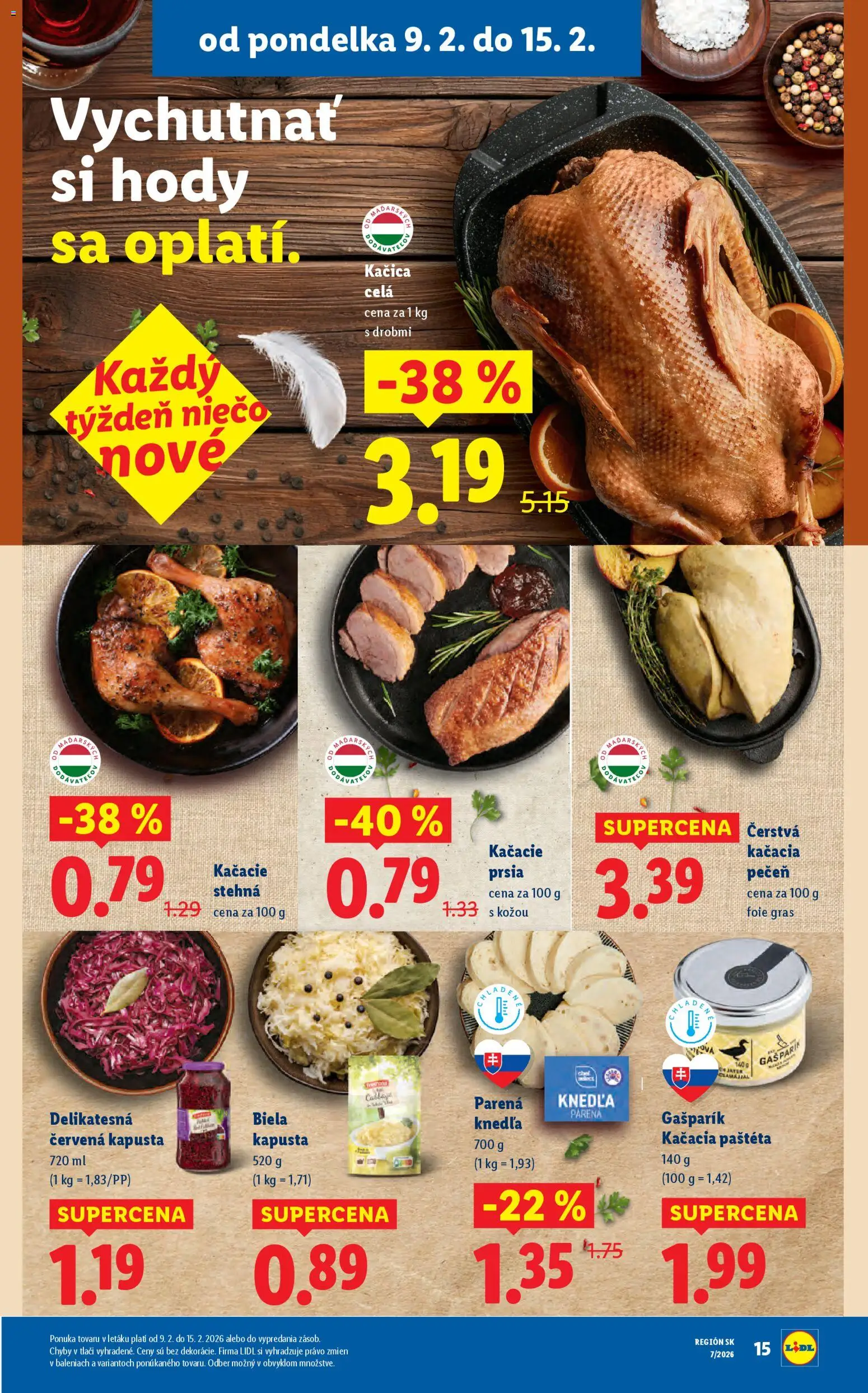 Nové Lidl akcie – leták je platný od 09.02.2026 | Strana: 15