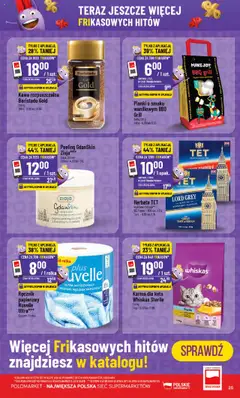 POLOmarket Gazetka od 06.08.2025 | Strona: 25 | Produkty: Kawa rozpuszczalna, Karma dla kota, Herbata, Ręcznik papierowy