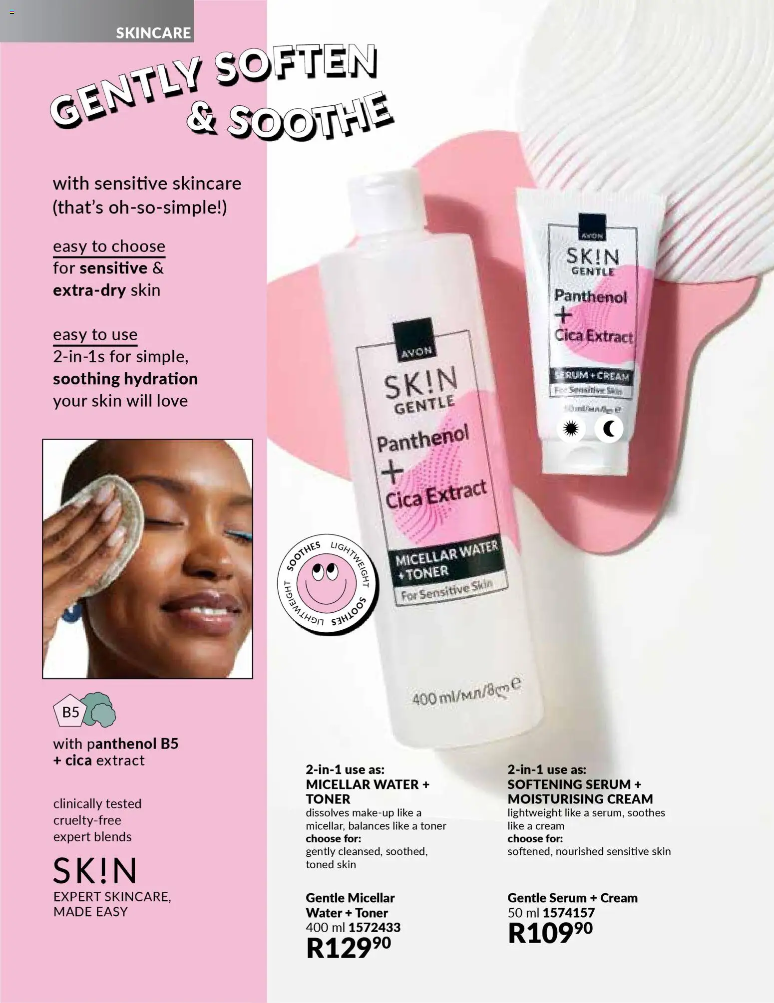 New Avon catalogue – valid from 31.01.2026 | Page: 114 | Products: Serum, Toner, Micellar water, Water