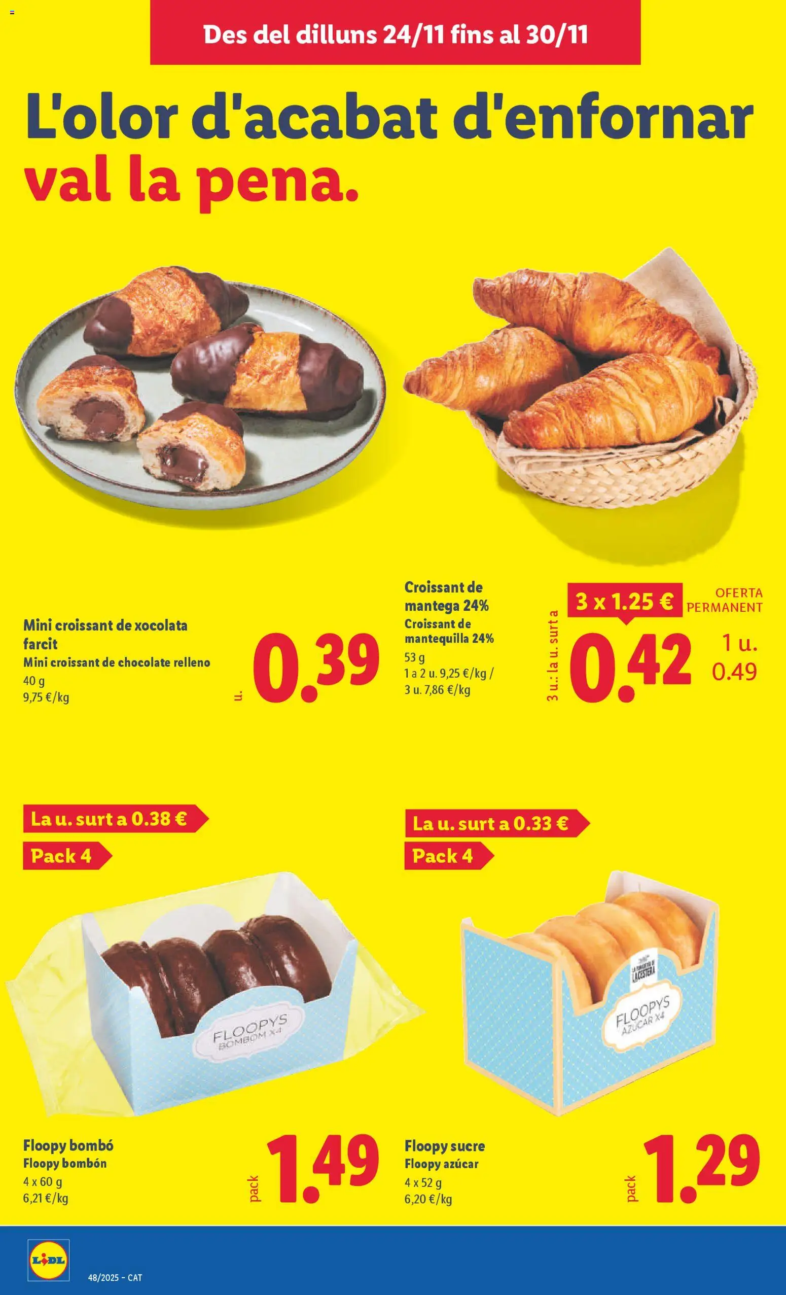 Lidl folleto │ válido desde el 24.11.2025 | Página: 14 | Productos: Chocolate, Croissant, Συσκευή ροής