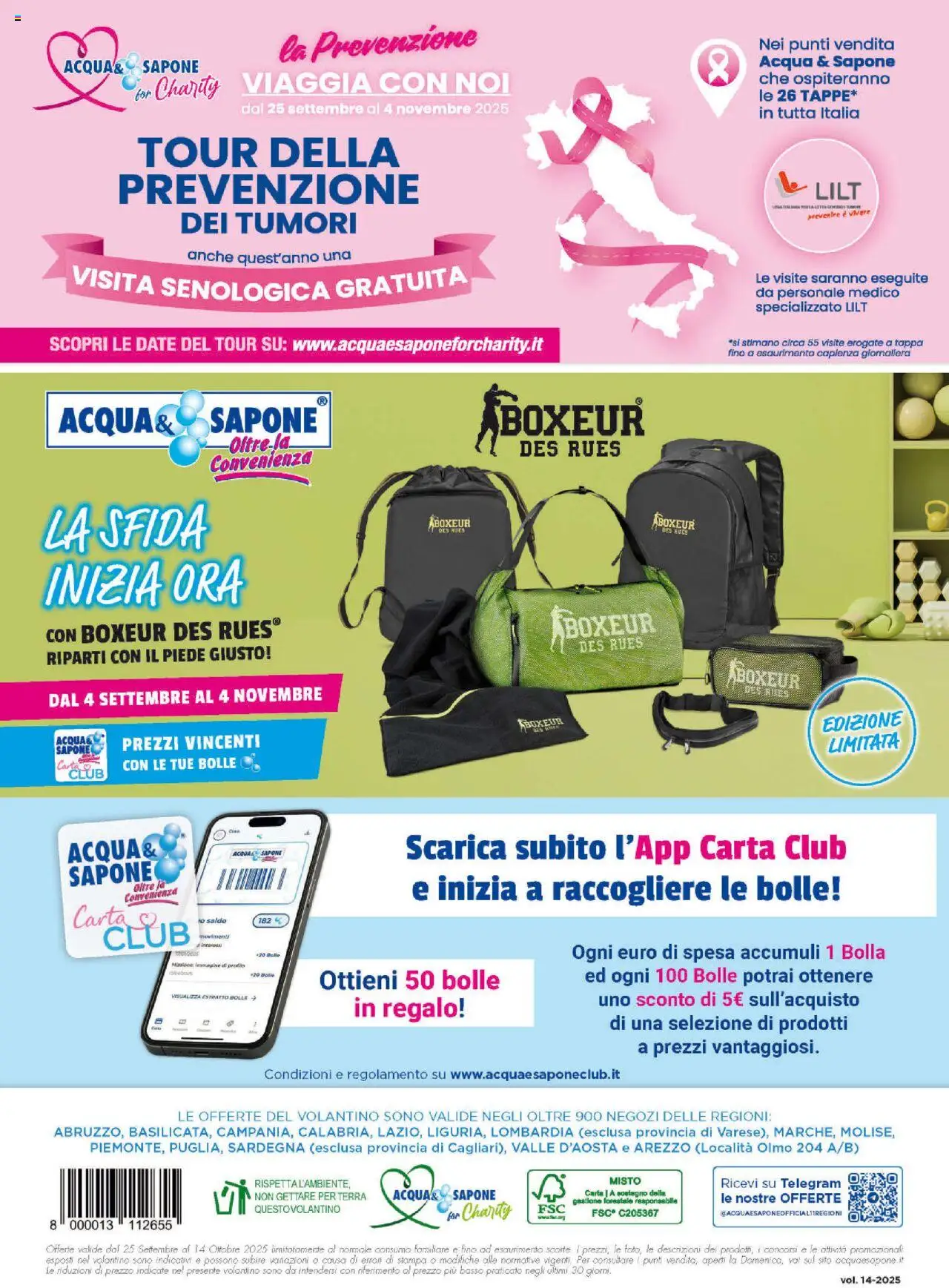 Volantino Acqua e Sapone del 25.09.2025 | Pagina: 16 | Prodotti: Sapone, Acqua, Stampa