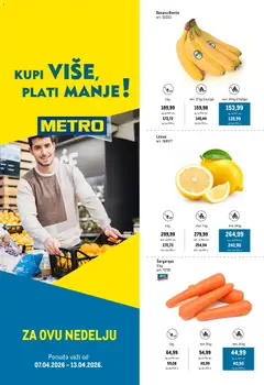 Metro katalog Provereno - pregled Metro kataloga - važi od 07.04.2026