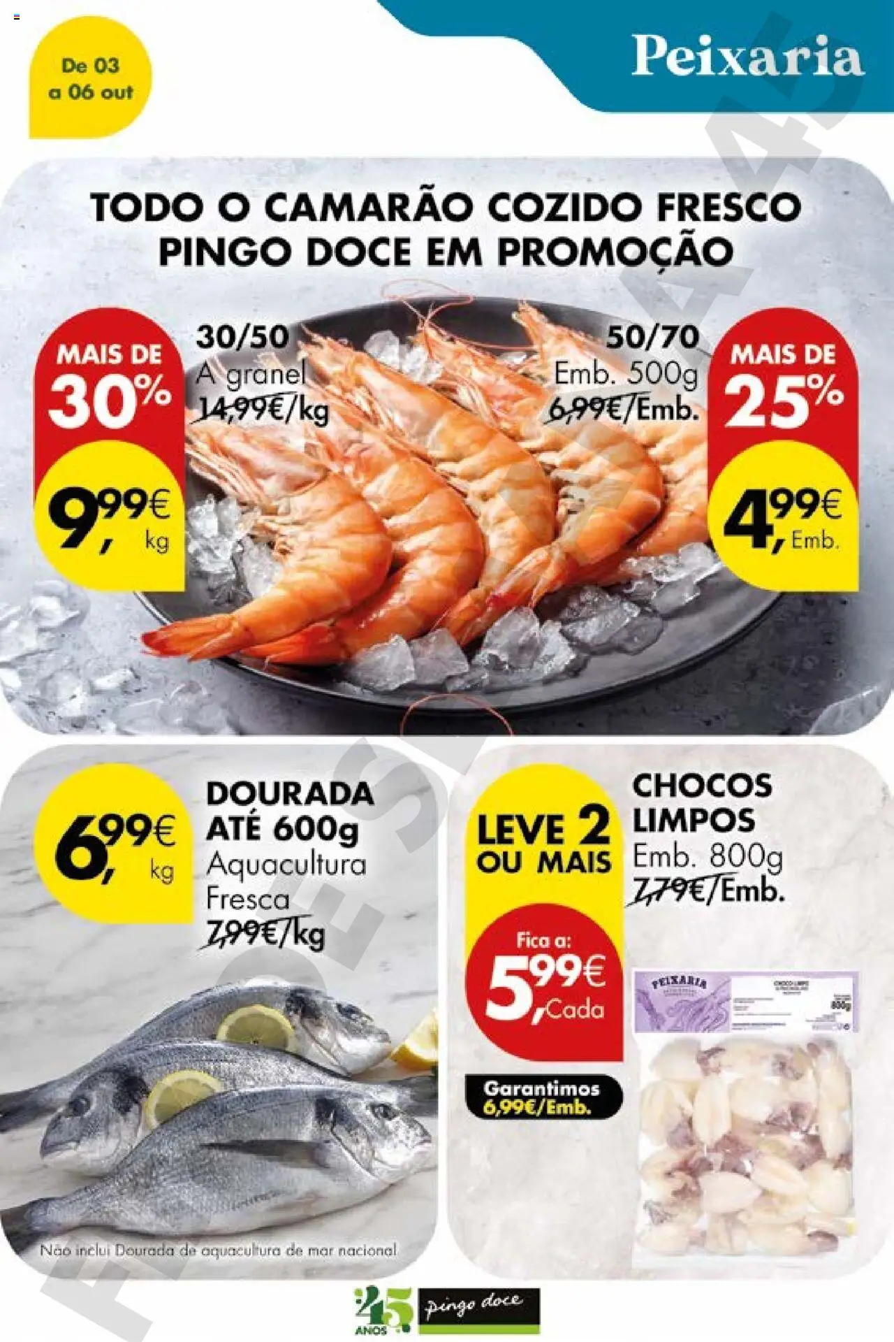 Pingo Doce Poupe este Fim de Semana │ válido de 03.10.2025 | Página: 5 | Produtos: Dourada, Camarão