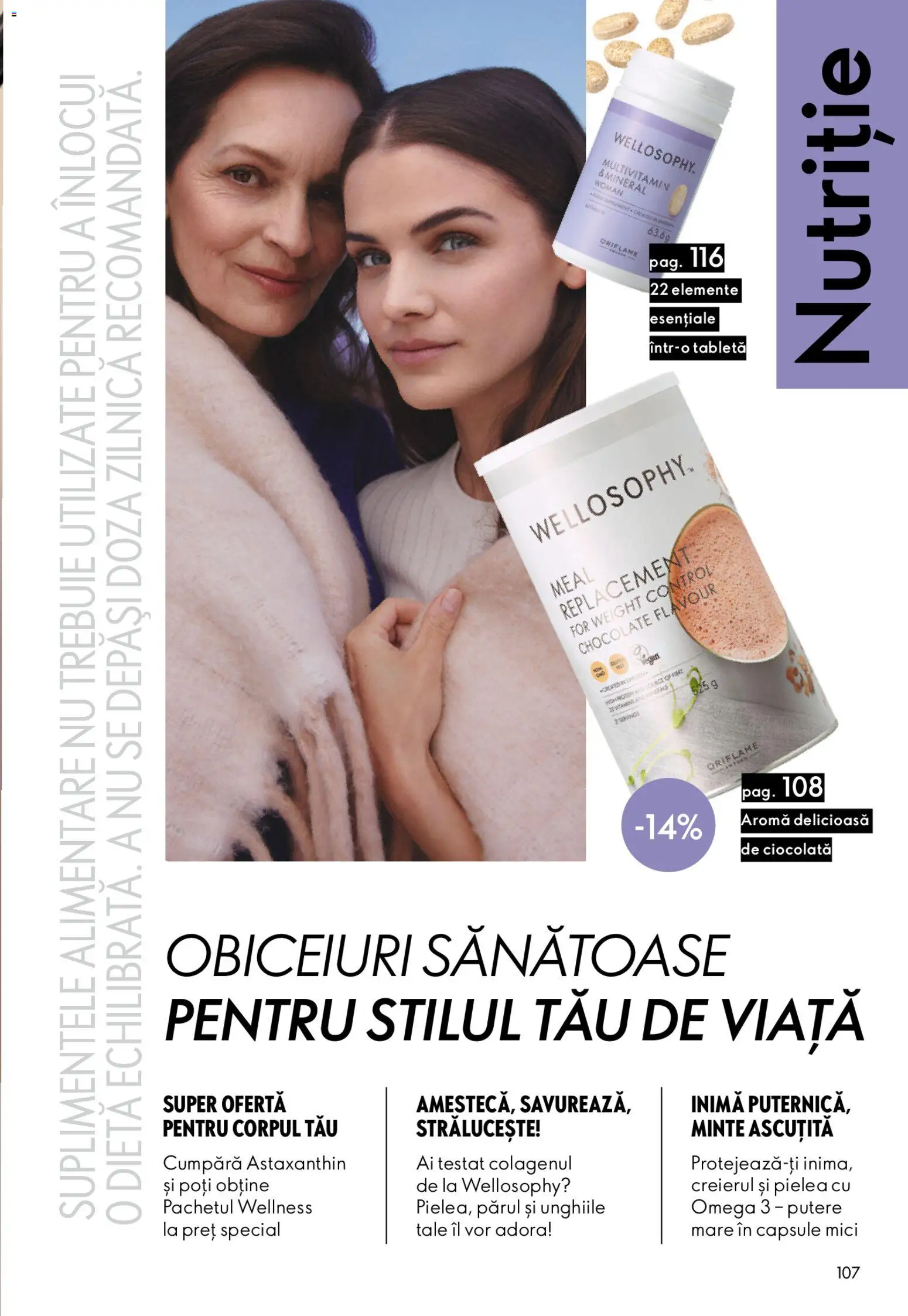 Noul catalog Oriflame – valabil de la 25.03.2026 | Pagină: 107 | Produse: Tabletă, Chaussures de ski, Mici, Ciocolată