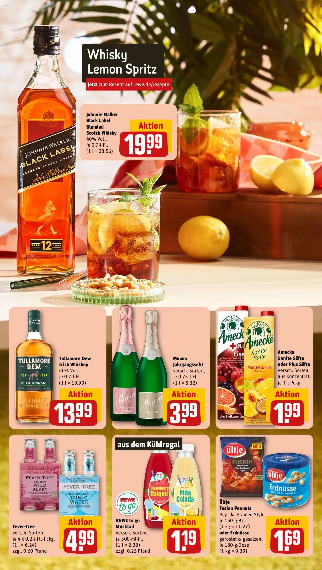 Rewe ihr Kaufpark Prospekt 	 - gültig ab dem 28.07.2025 | Seite: 15 | Produkte: Whisky, Erdnüsse, Whiskey, Johnnie walker