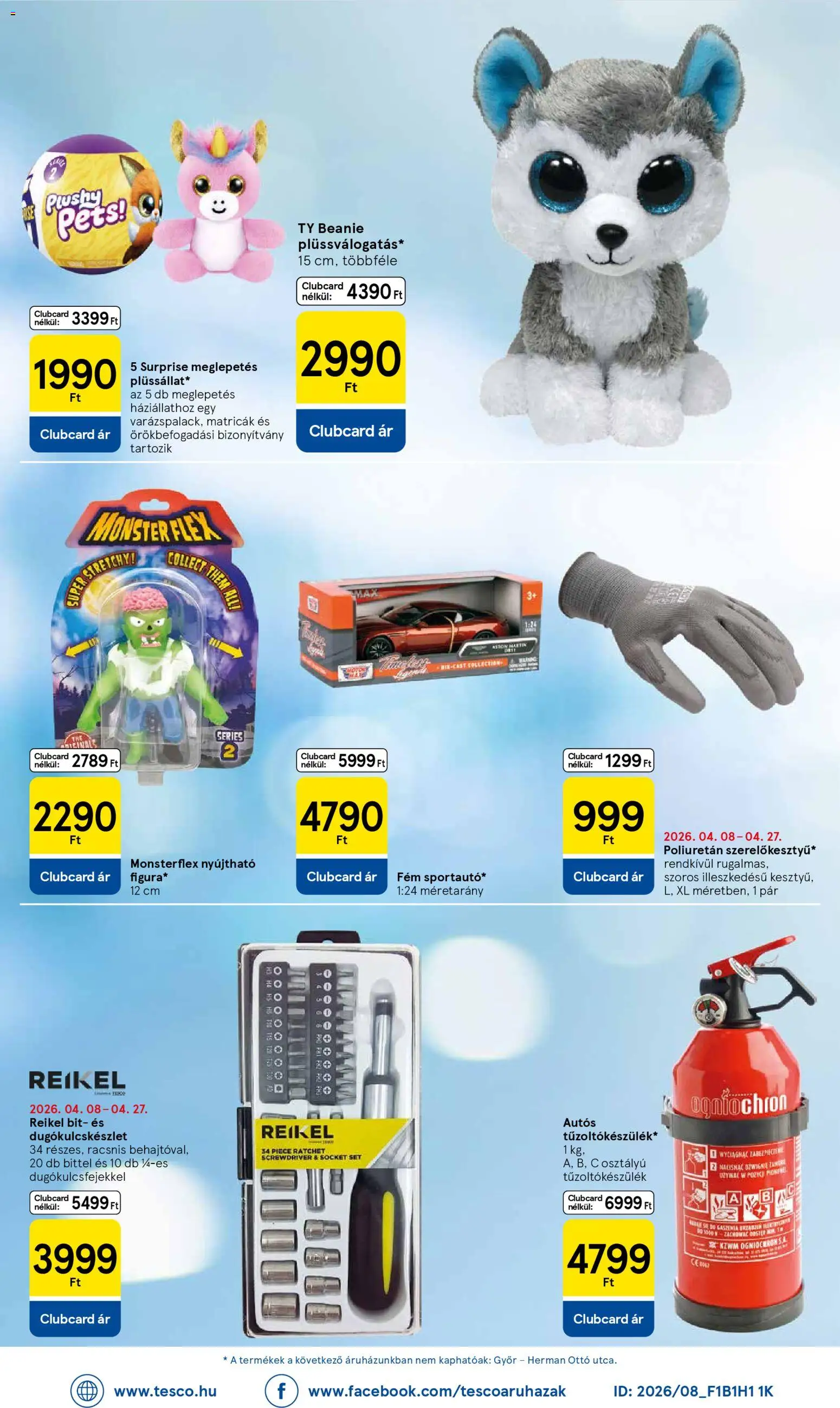 Tesco akciós ujság - amely érvényes a következő dátumtól: 23.04.2026 | Oldal: 8