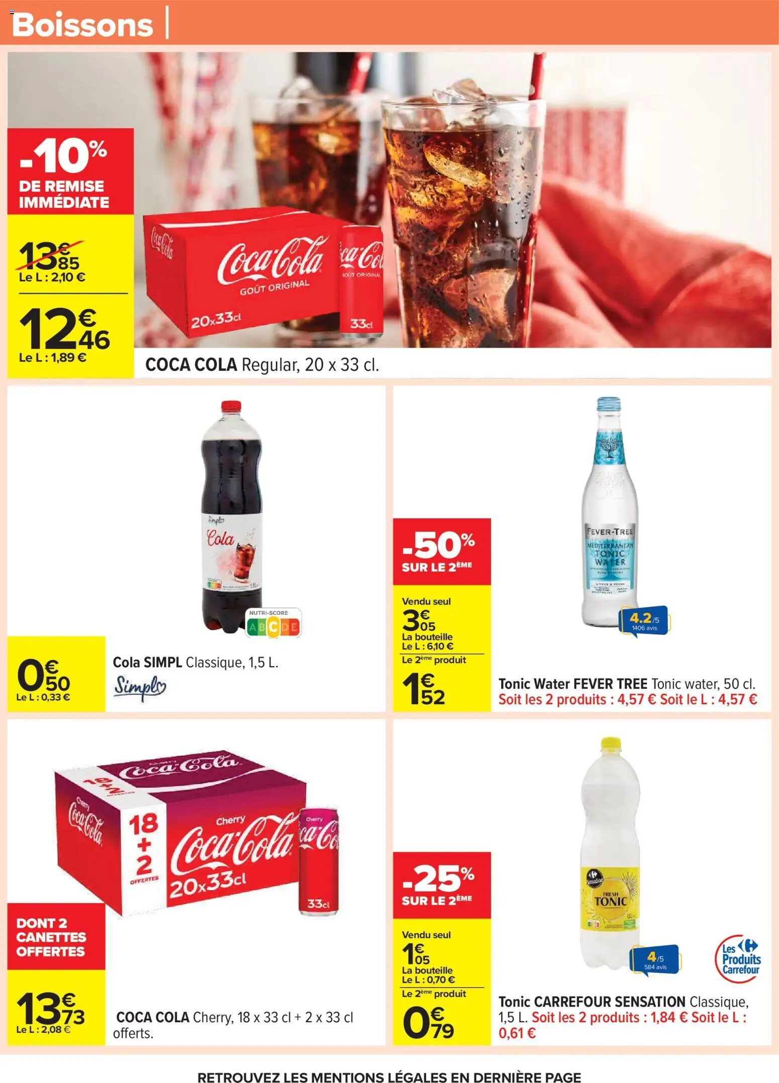 {H1} | Page: 59 | Produits: Coca cola