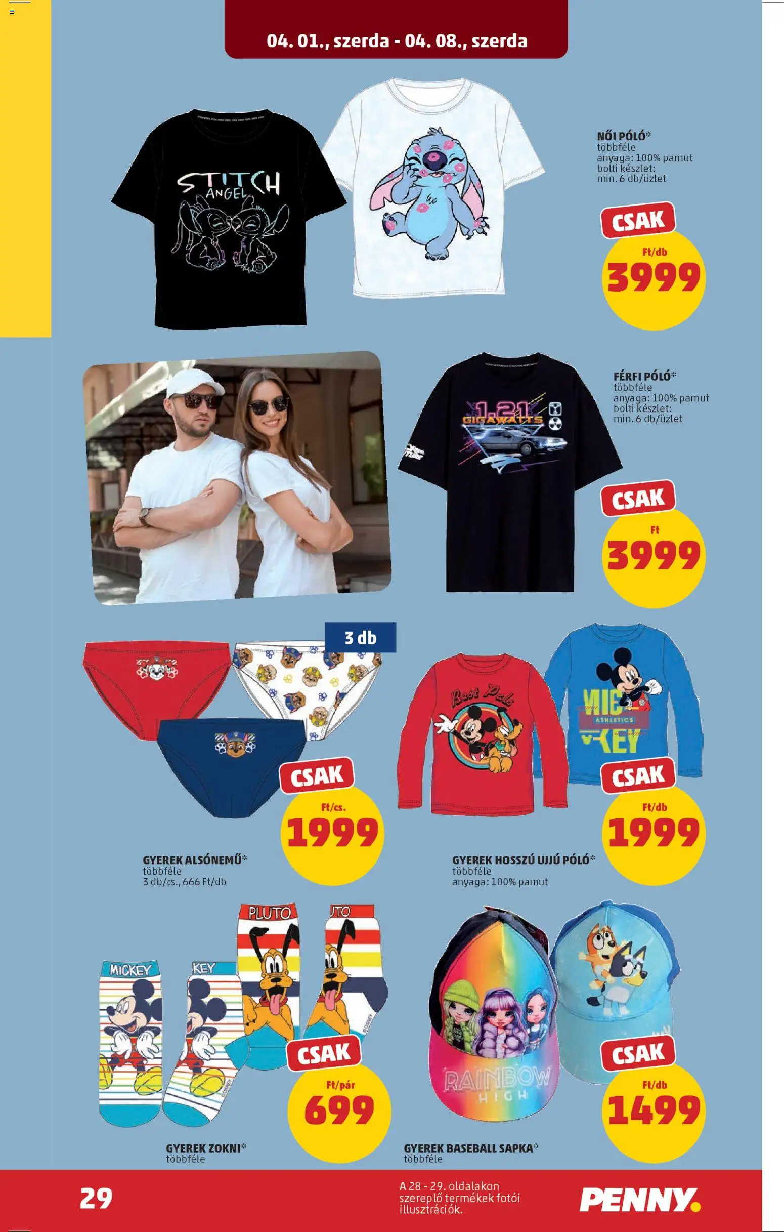 PENNY akciós ujság - amely érvényes a következő dátumtól: 01.04.2026 | Oldal: 33