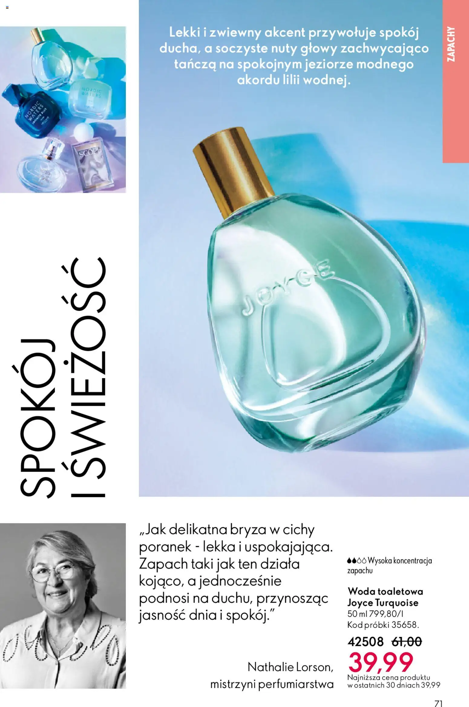 Oriflame Katalog 6 2026 od 15.04.2026 | Strona: 71 | Produkty: Zapach, Woda toaletowa, Woda