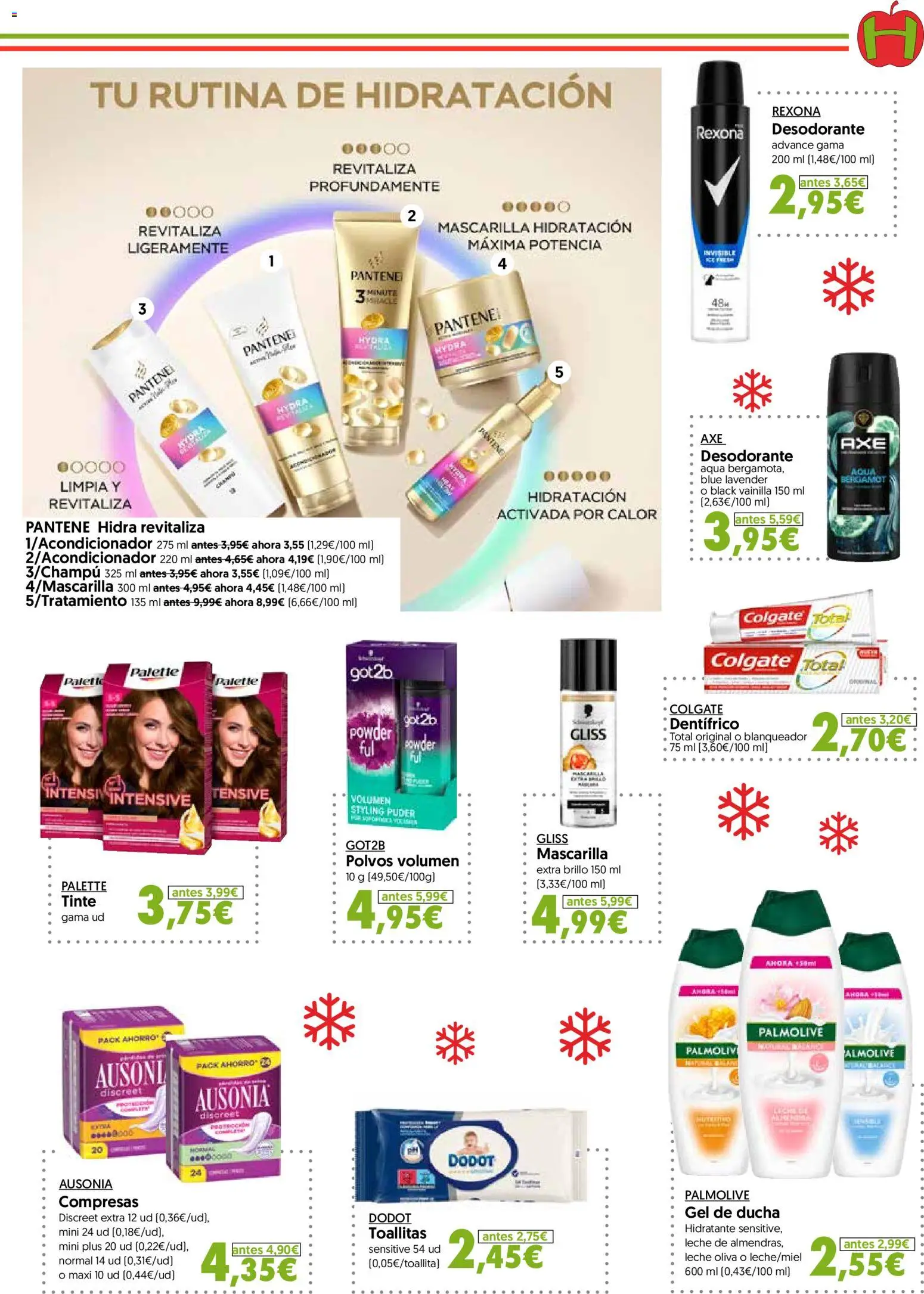 Hiper Usera folleto │ válido desde el 17.12.2025 | Página: 23 | Productos: Tinte, Leche, Γλυφιτζούρι, Ducha