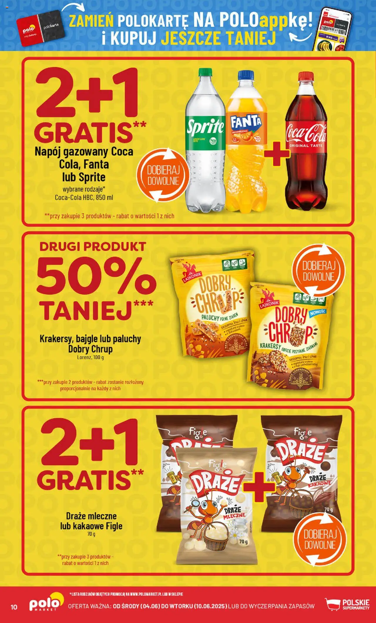 POLOmarket Gazetka od 04.06.2025 | Strona: 10 | Produkty: Sprite