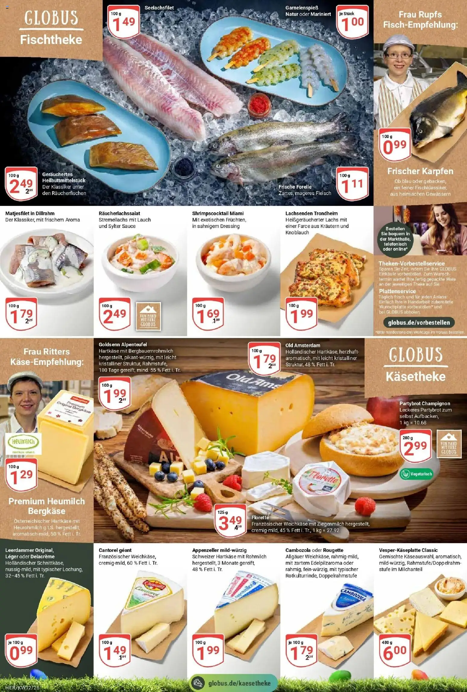 Globus prospekt Hermsdorf	 – gültig ab 15.03.2026 | Seite: 7 | Produkte: Theke, Dressing, Leerdammer, Lachs
