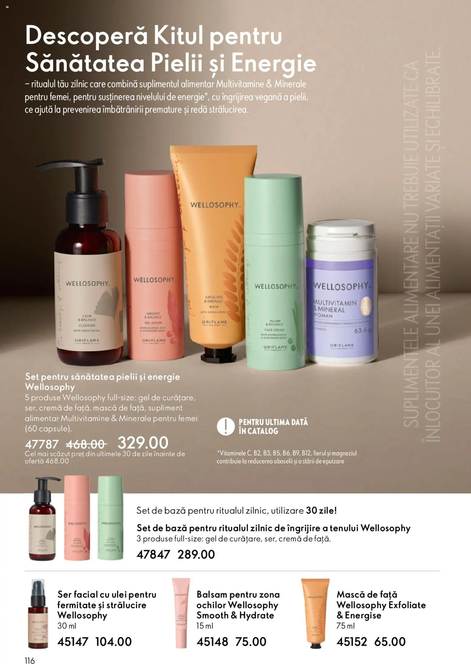 Noul catalog Oriflame – valabil de la 15.04.2026 | Pagină: 116 | Produse: Balsam, Cremă, Ulei